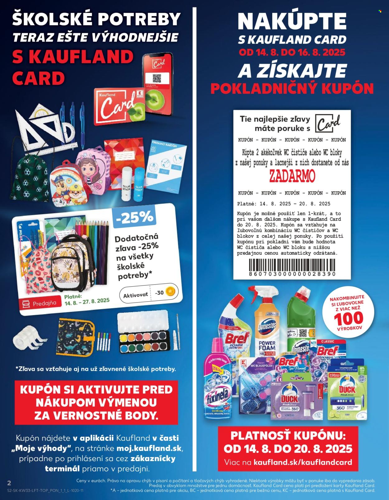 Leták Kaufland - 14.8.2025 - 20.8.2025. Strana 2