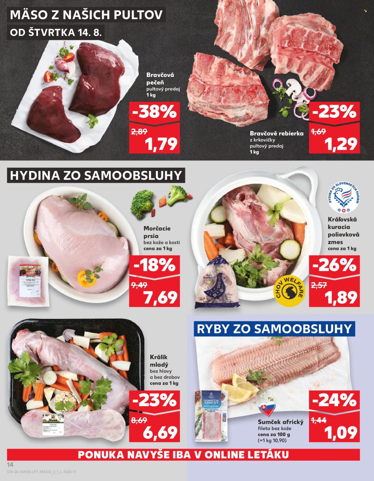 Leták Kaufland - 14.8.2025 - 20.8.2025. Strana 14