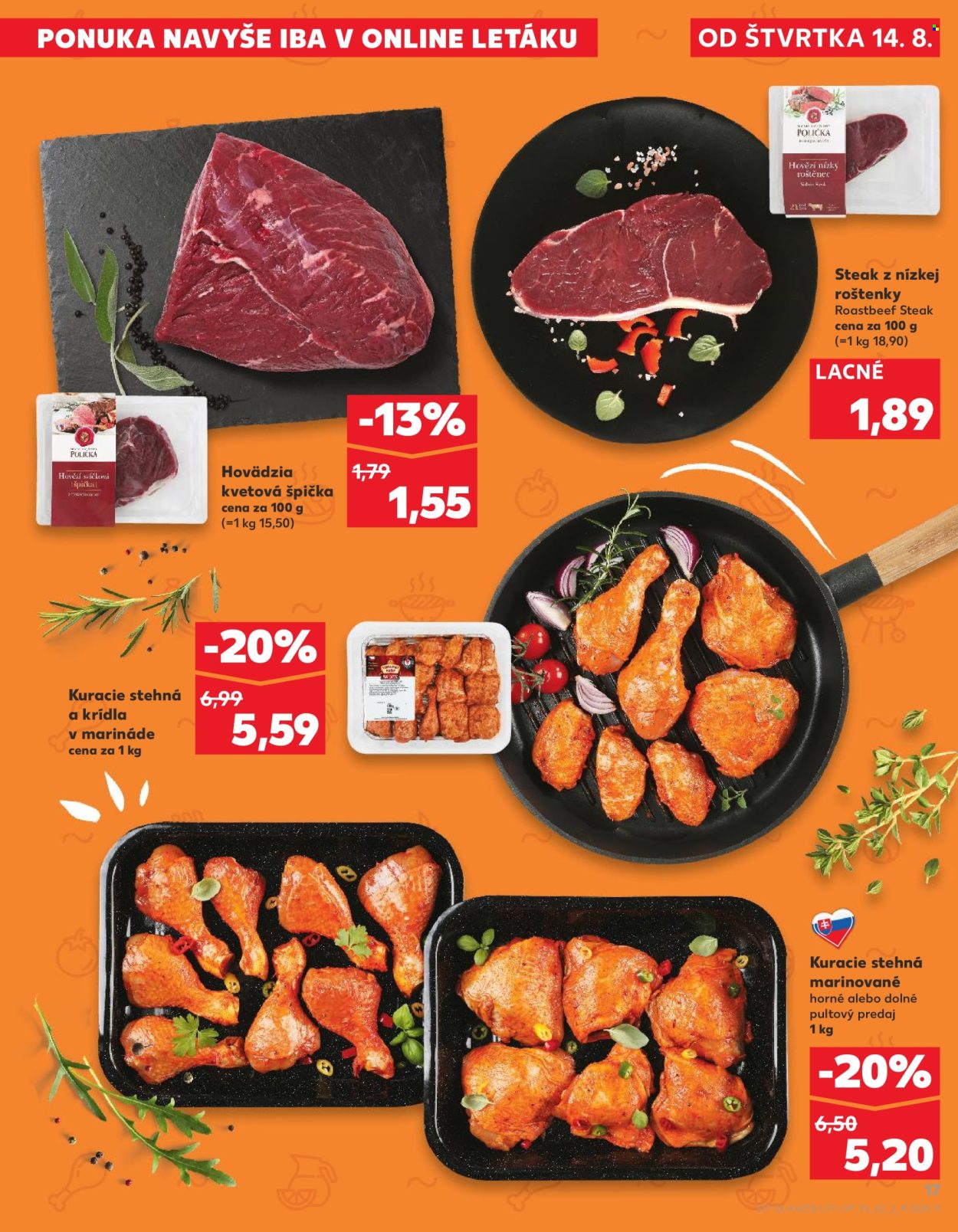 Leták Kaufland - 14.8.2025 - 20.8.2025. Strana 17