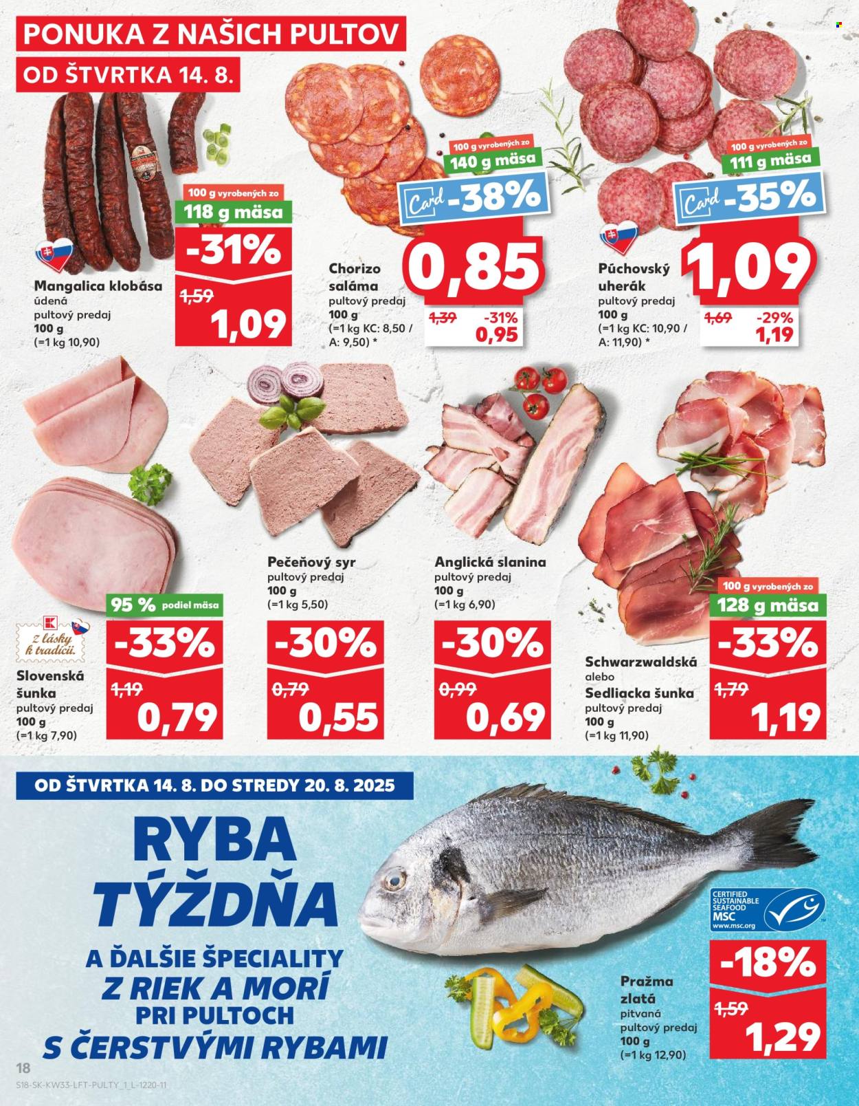 Leták Kaufland - 14.8.2025 - 20.8.2025. Strana 18
