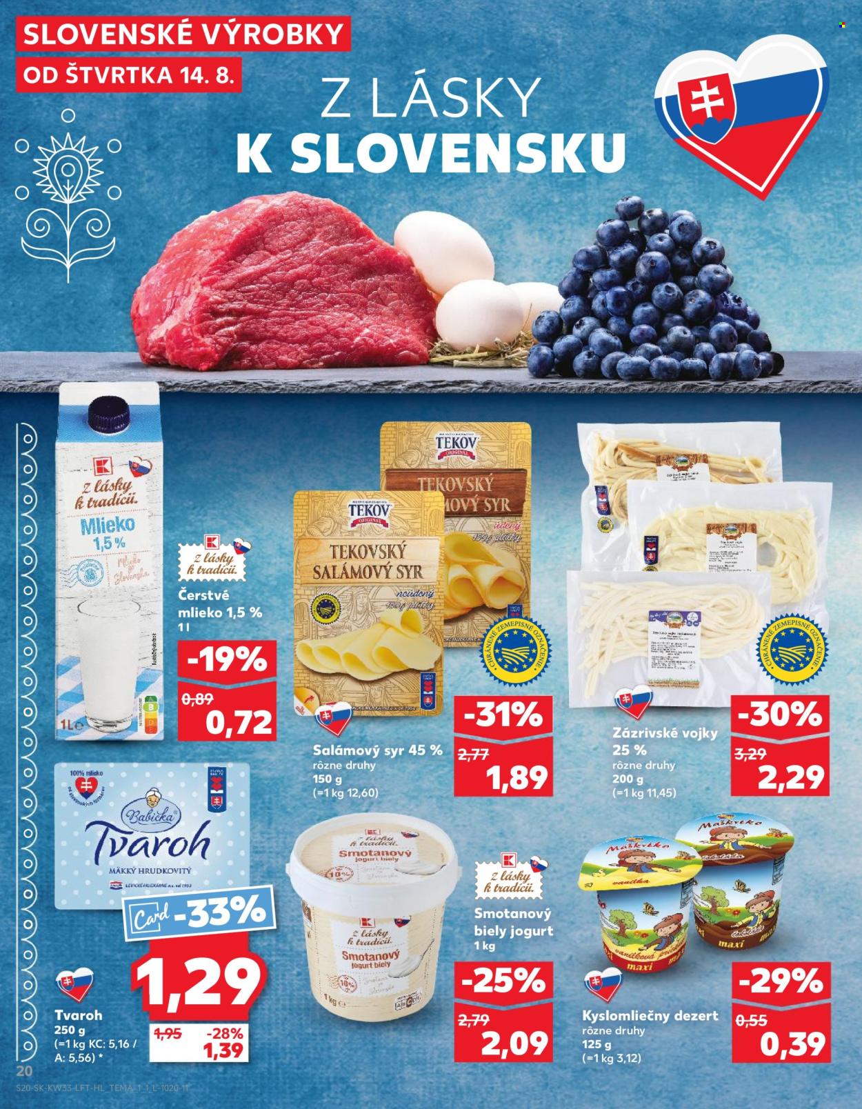 Leták Kaufland - 14.8.2025 - 20.8.2025. Strana 20