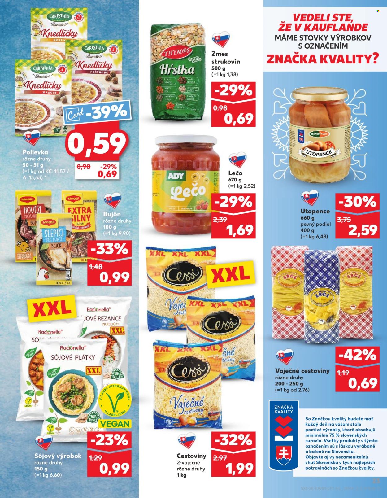 Leták Kaufland - 14.8.2025 - 20.8.2025. Strana 23