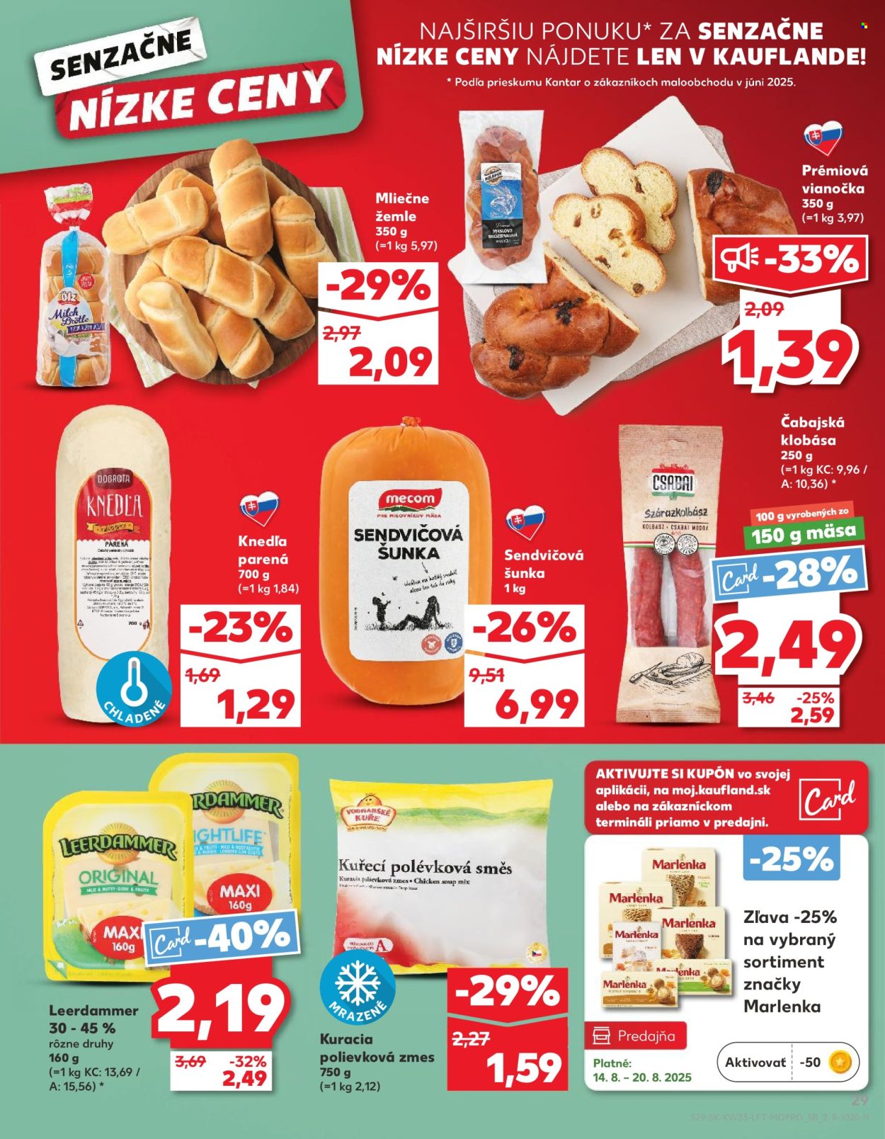 Leták Kaufland - 14.8.2025 - 20.8.2025. Strana 29