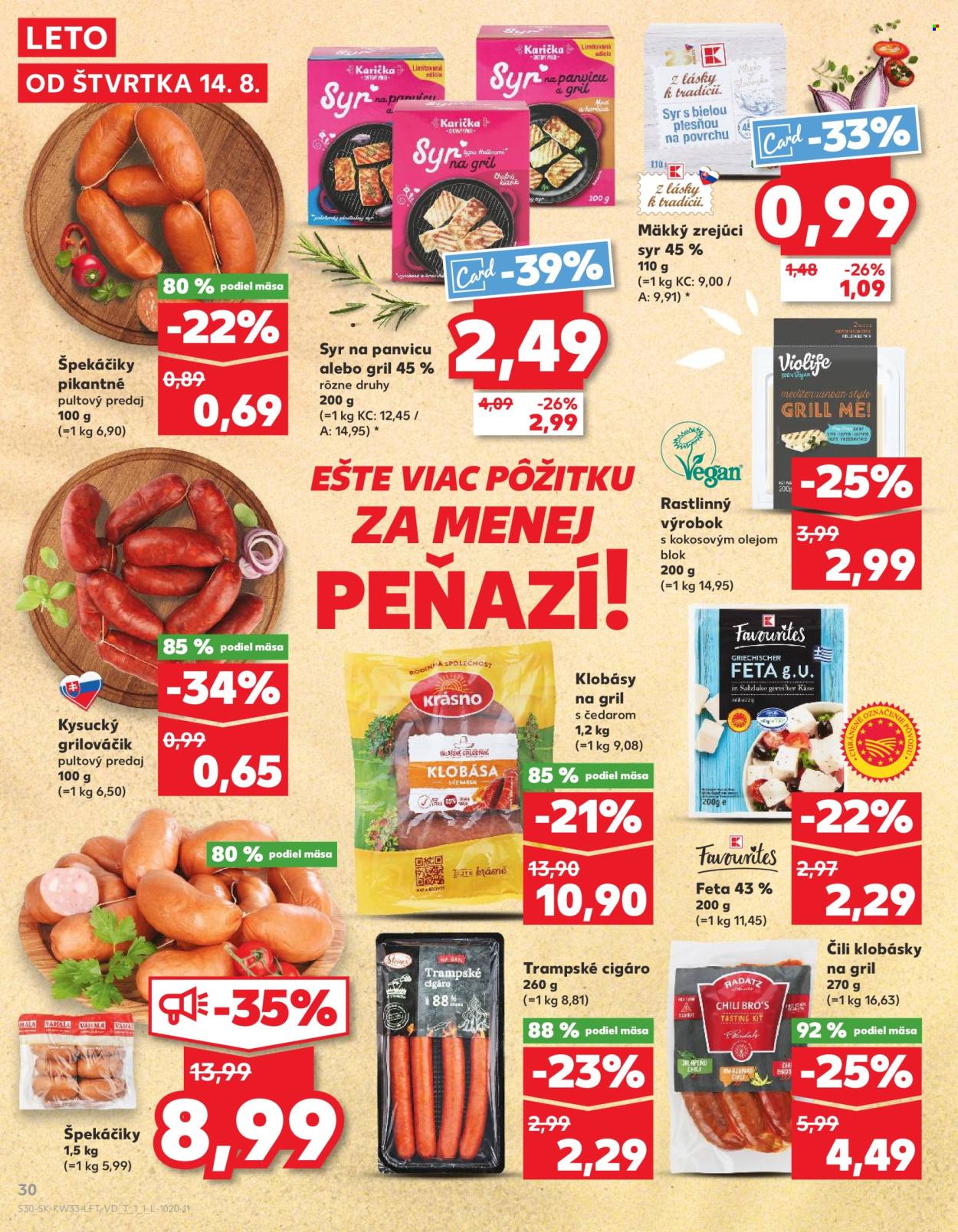 Leták Kaufland - 14.8.2025 - 20.8.2025. Strana 30