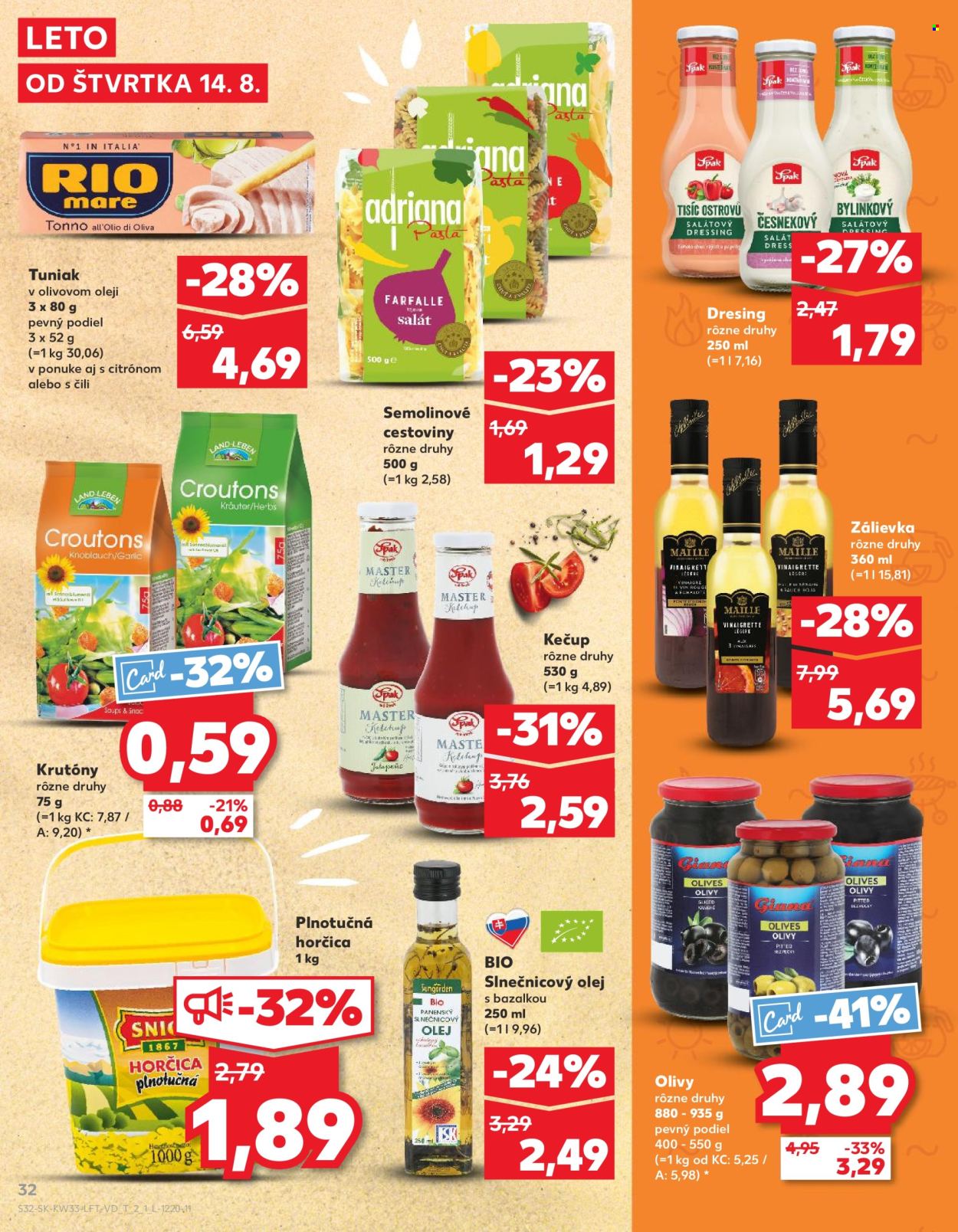 Leták Kaufland - 14.8.2025 - 20.8.2025. Strana 32