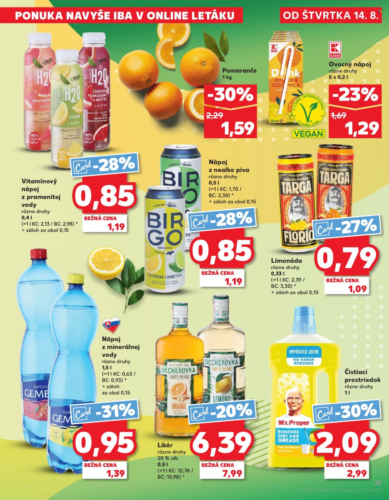 Leták Kaufland - 14.8.2025 - 20.8.2025. Strana 35