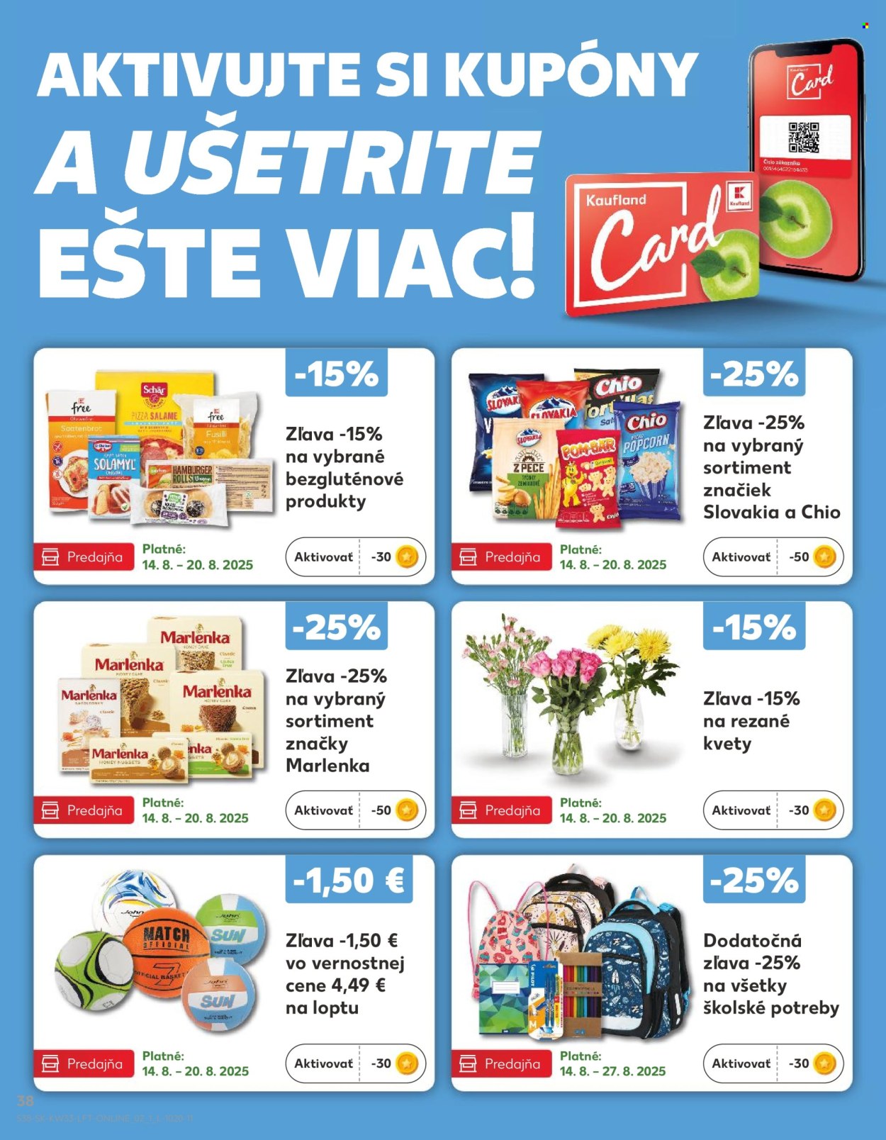 Leták Kaufland - 14.8.2025 - 20.8.2025. Strana 38