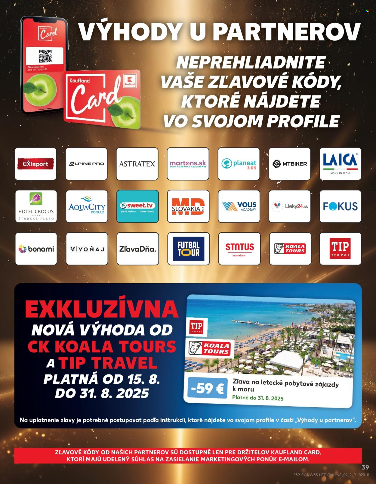 Leták Kaufland - 14.8.2025 - 20.8.2025. Strana 39