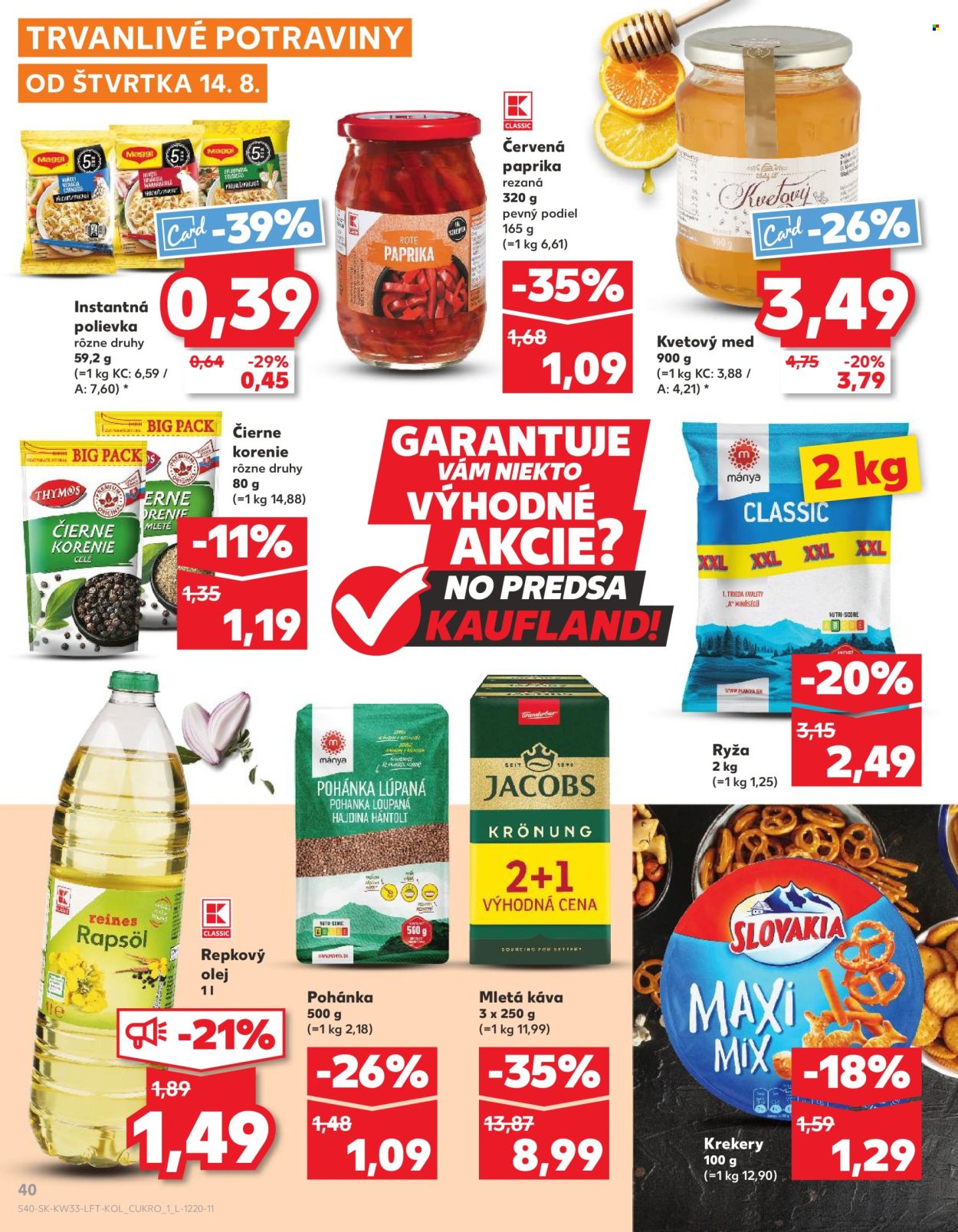 Leták Kaufland - 14.8.2025 - 20.8.2025. Strana 40