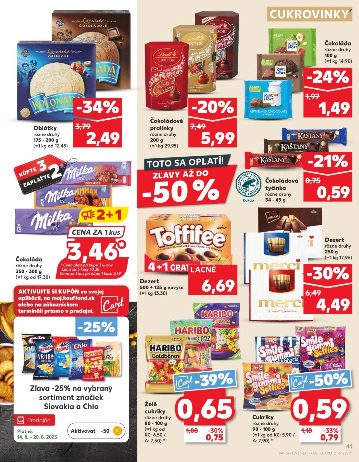 Leták Kaufland - 14.8.2025 - 20.8.2025. Strana 41