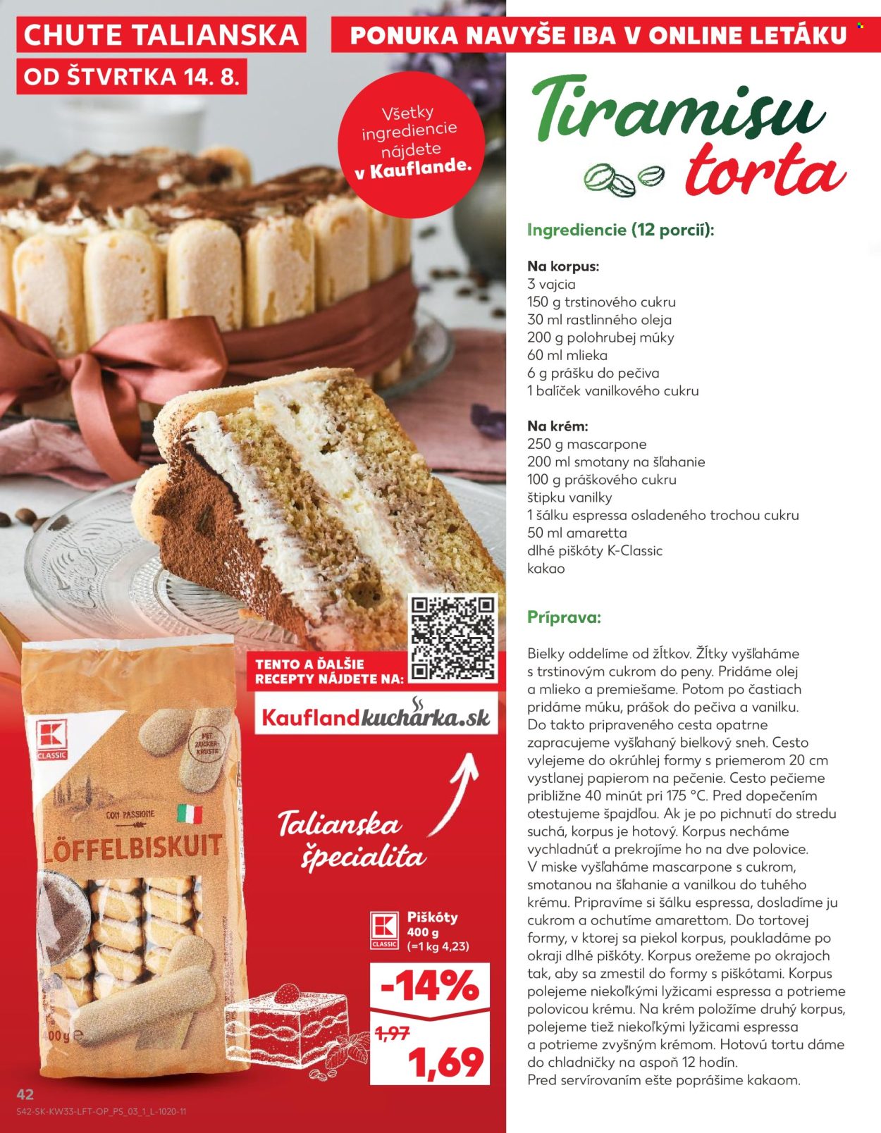 Leták Kaufland - 14.8.2025 - 20.8.2025. Strana 42
