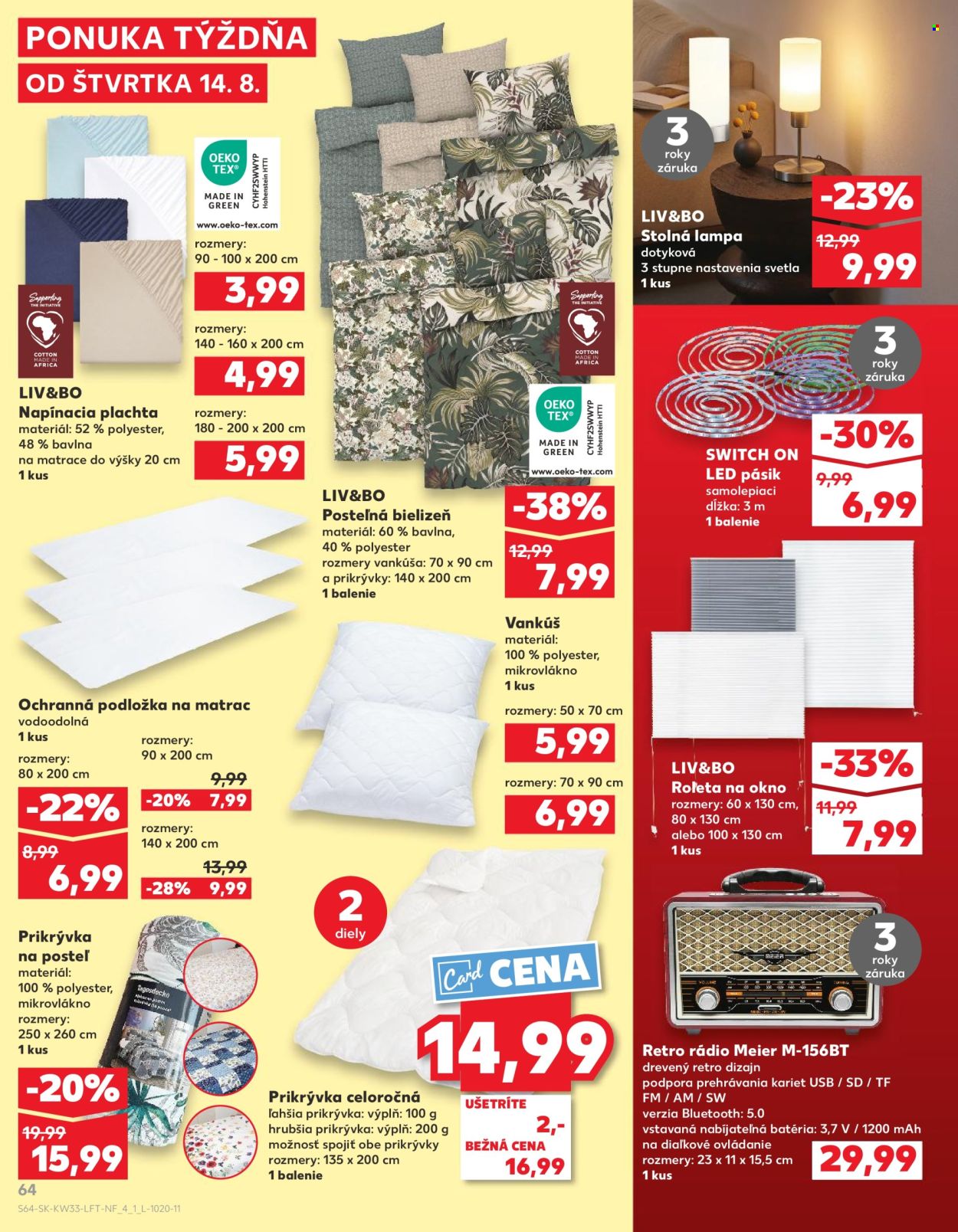 Leták Kaufland - 14.8.2025 - 20.8.2025. Strana 64