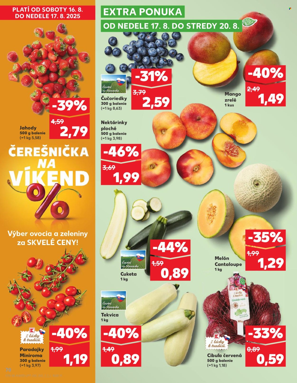 Leták Kaufland - 14.8.2025 - 20.8.2025. Strana 70