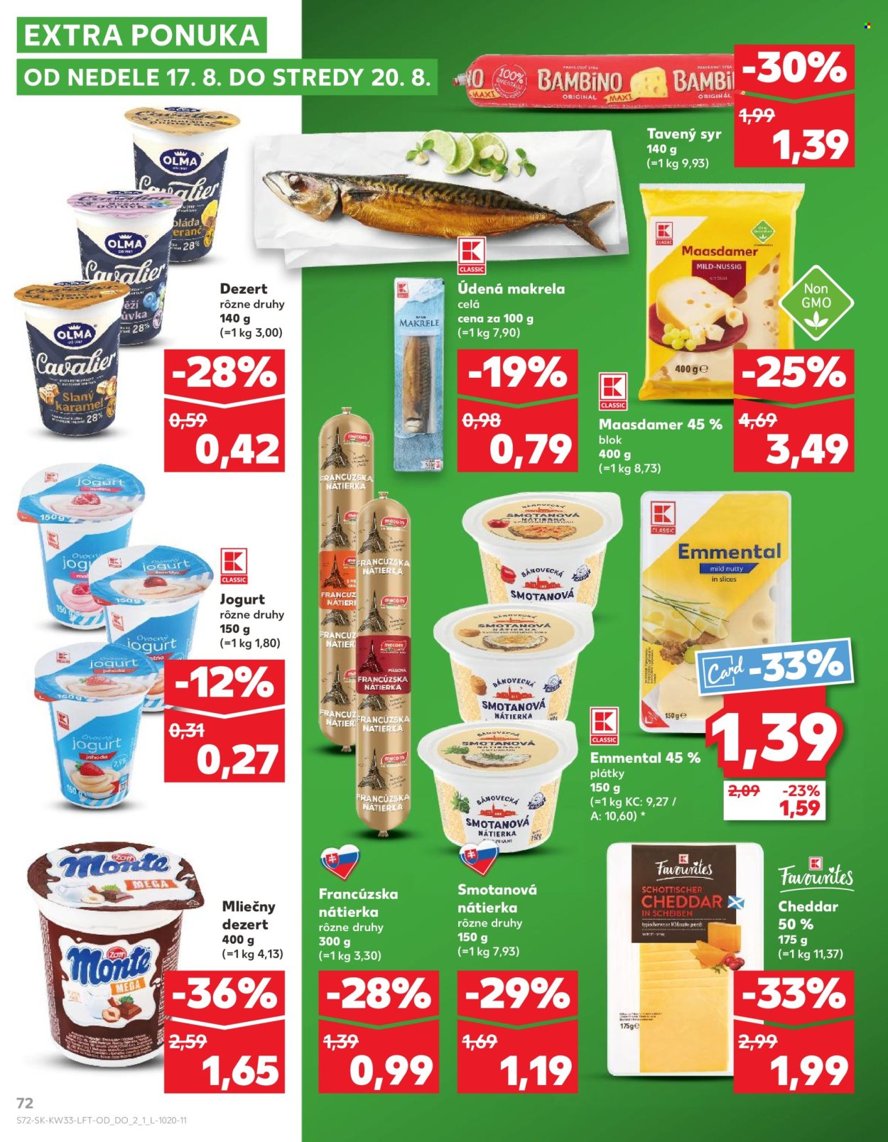 Leták Kaufland - 14.8.2025 - 20.8.2025. Strana 72