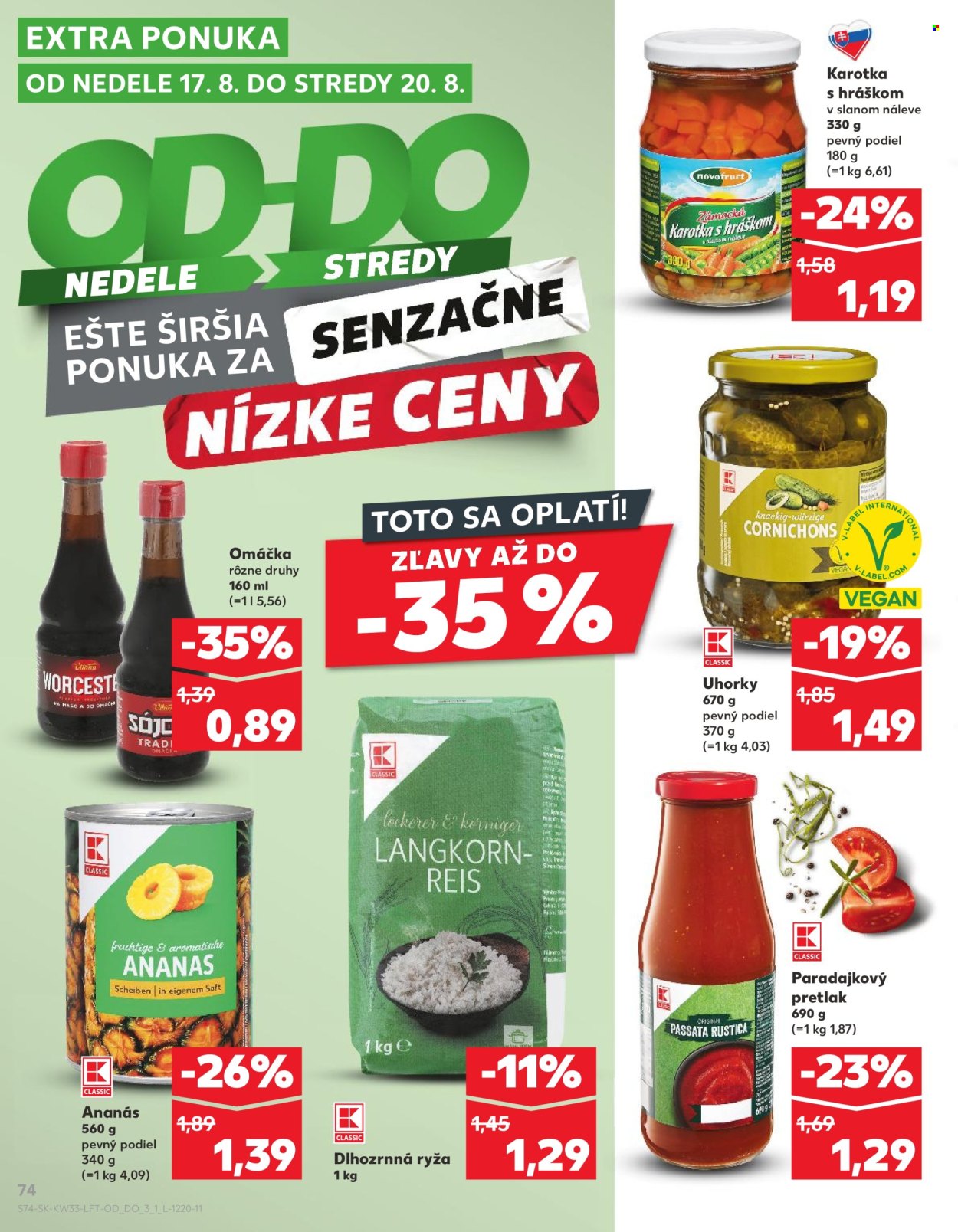 Leták Kaufland - 14.8.2025 - 20.8.2025. Strana 74
