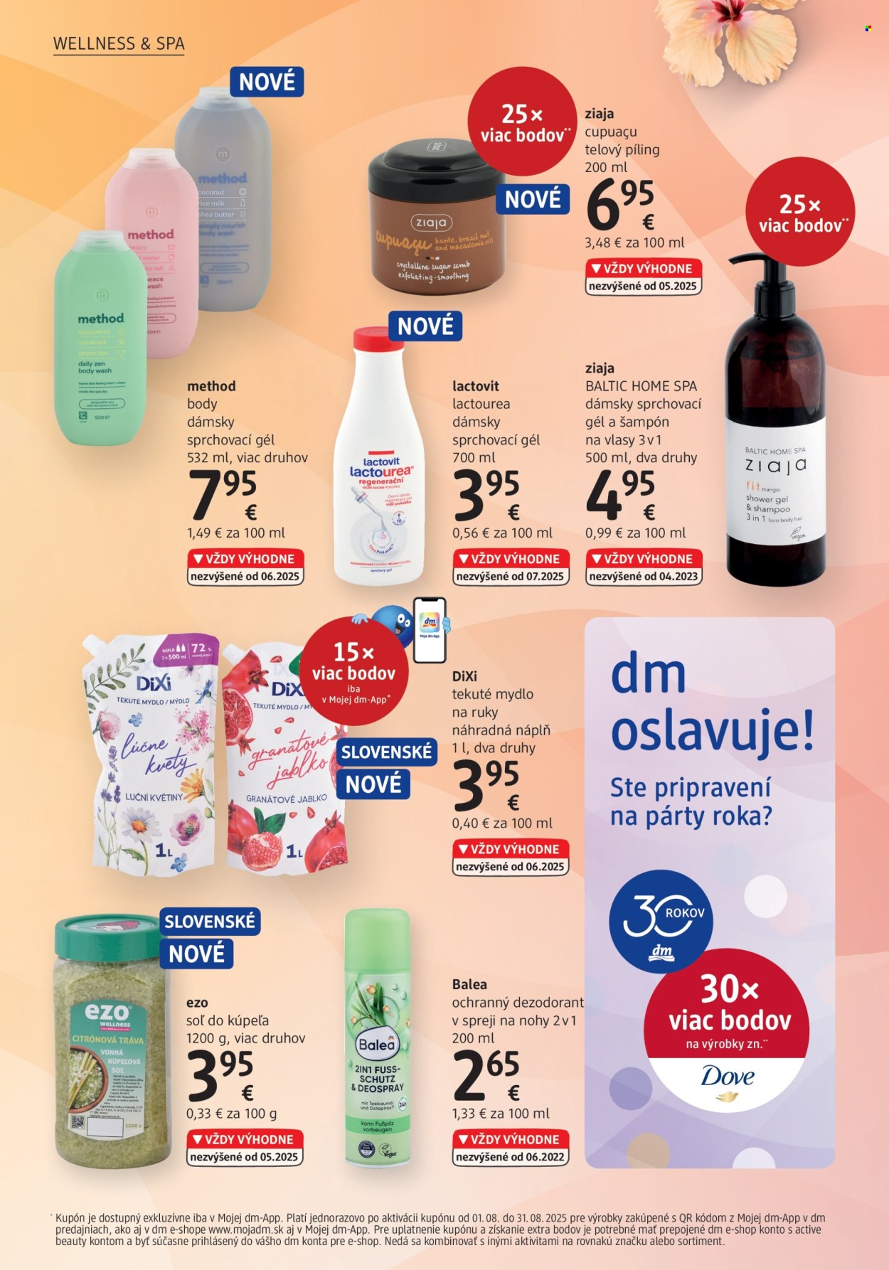 Leták dm drogerie - 1.8.2025 - 31.8.2025. Strana 12