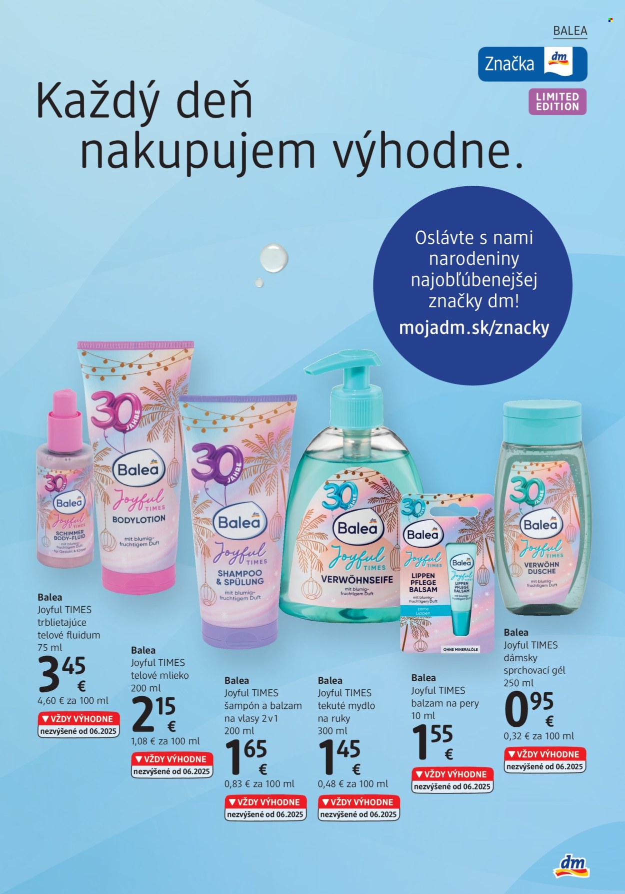 Leták dm drogerie - 1.8.2025 - 31.8.2025. Strana 19