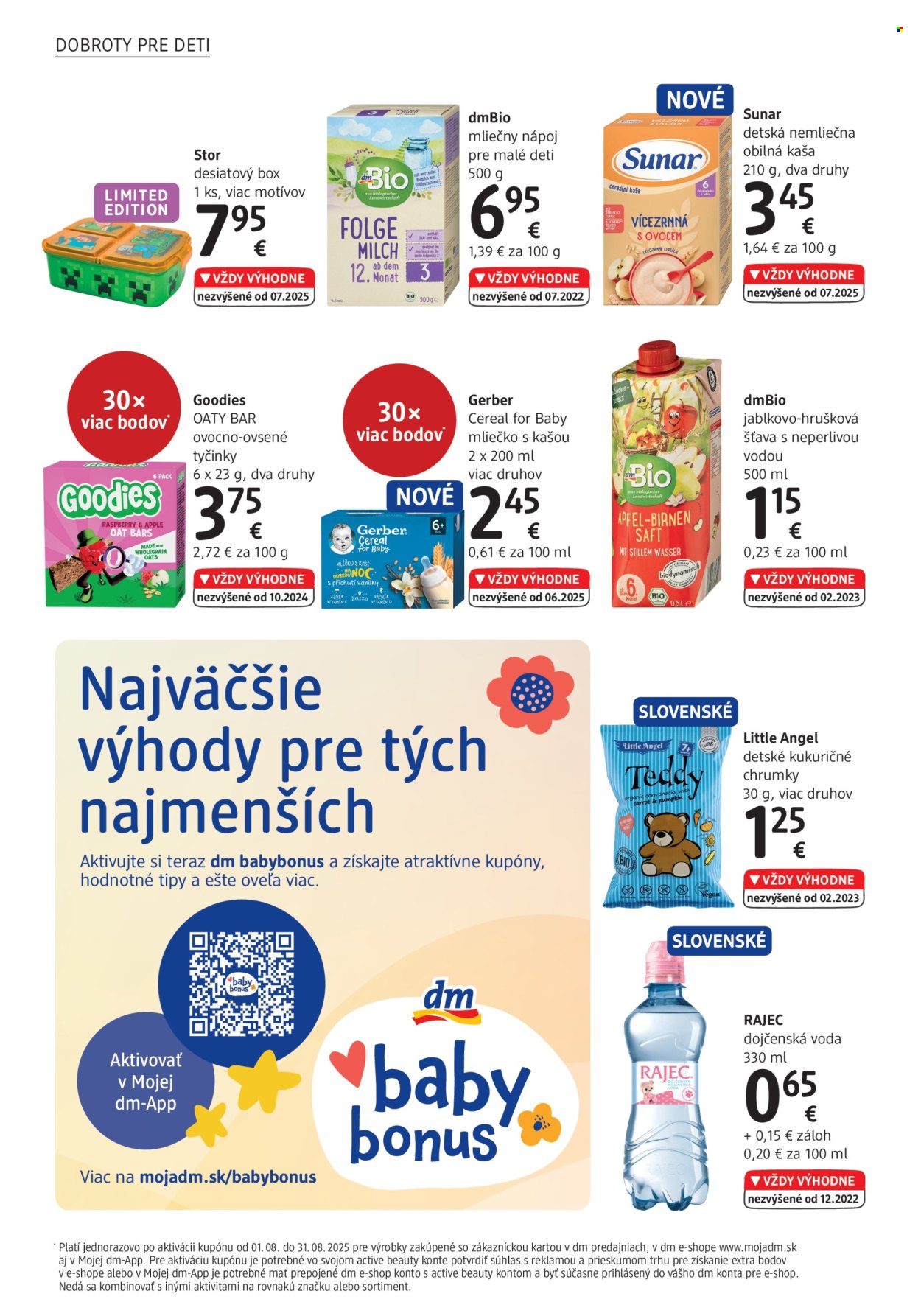 Leták dm drogerie - 1.8.2025 - 31.8.2025. Strana 24