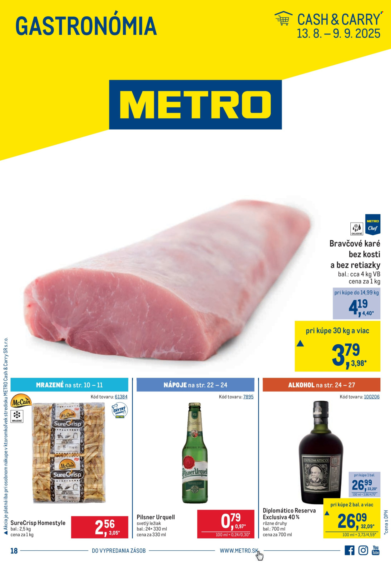 Leták Metro - 13.8.2025 - 9.9.2025. Strana 1