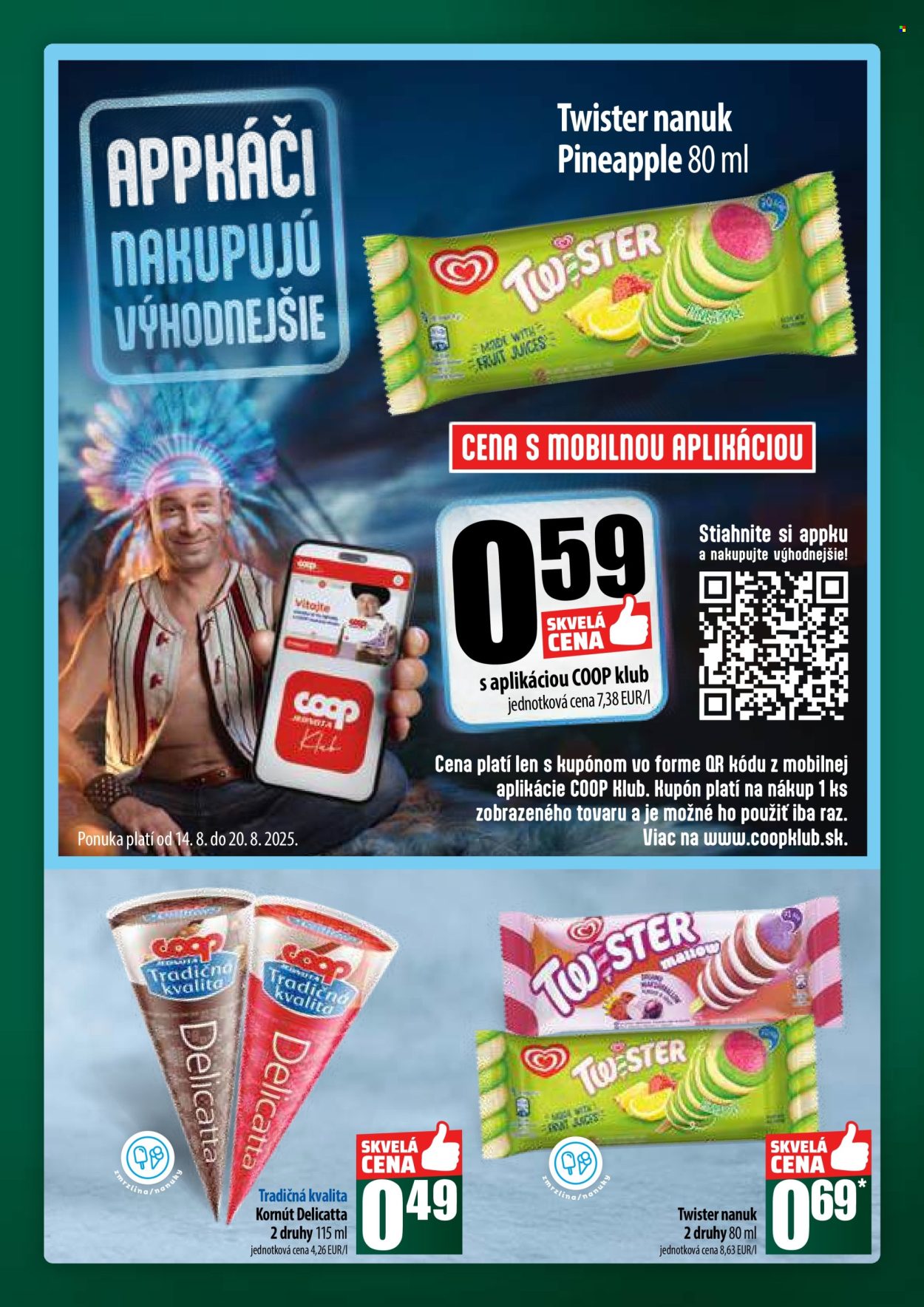 Leták COOP Jednota - 14.8.2025 - 20.8.2025. Strana 21