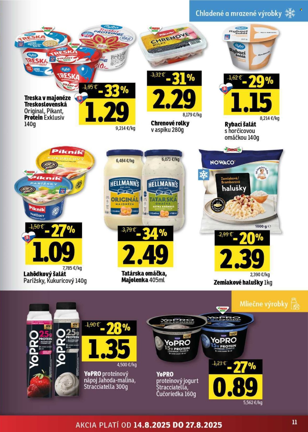 Leták FRESH - 14.8.2025 - 27.8.2025. Strana 11