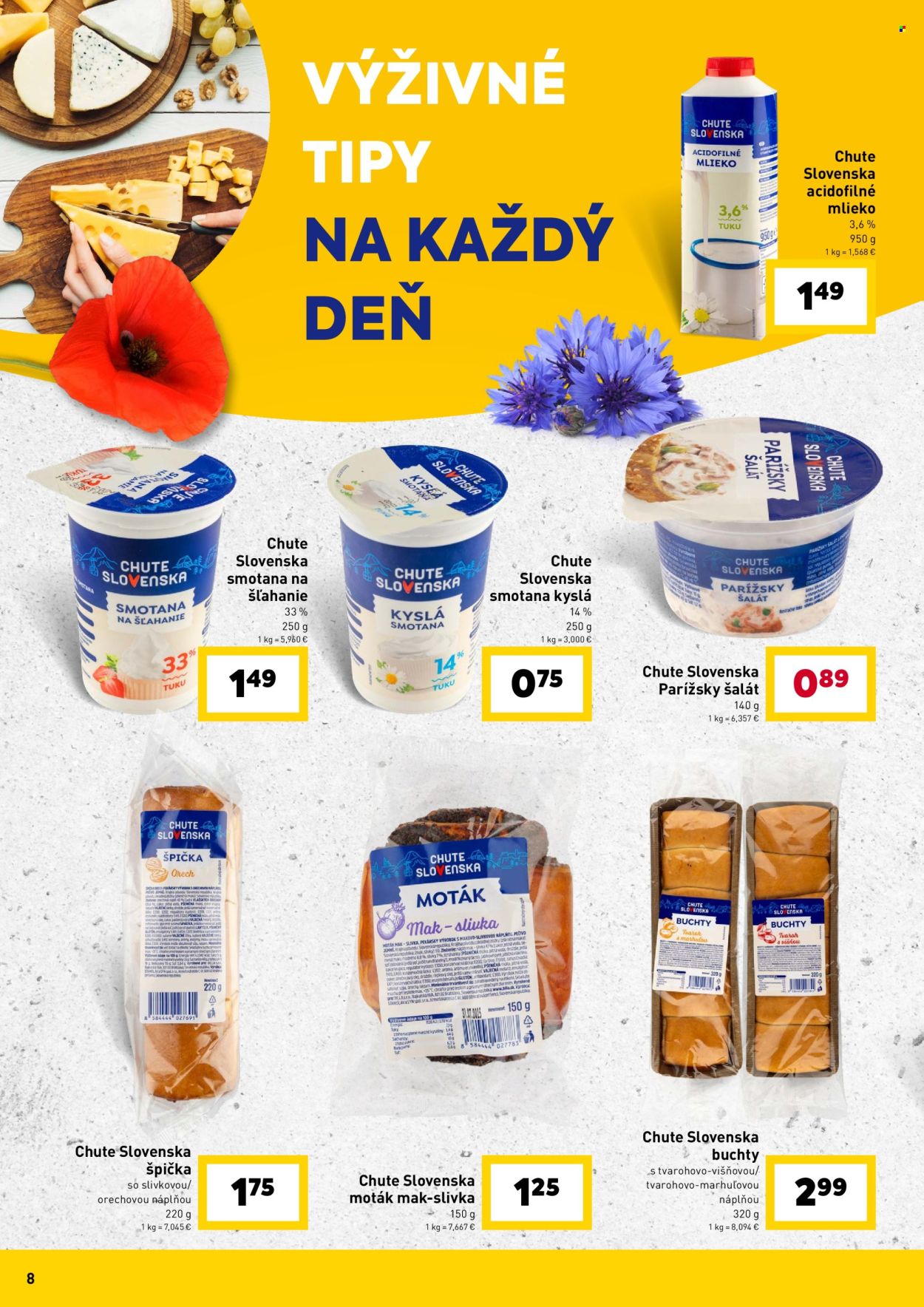 Leták Billa - 13.8.2025 - 9.9.2025. Strana 8