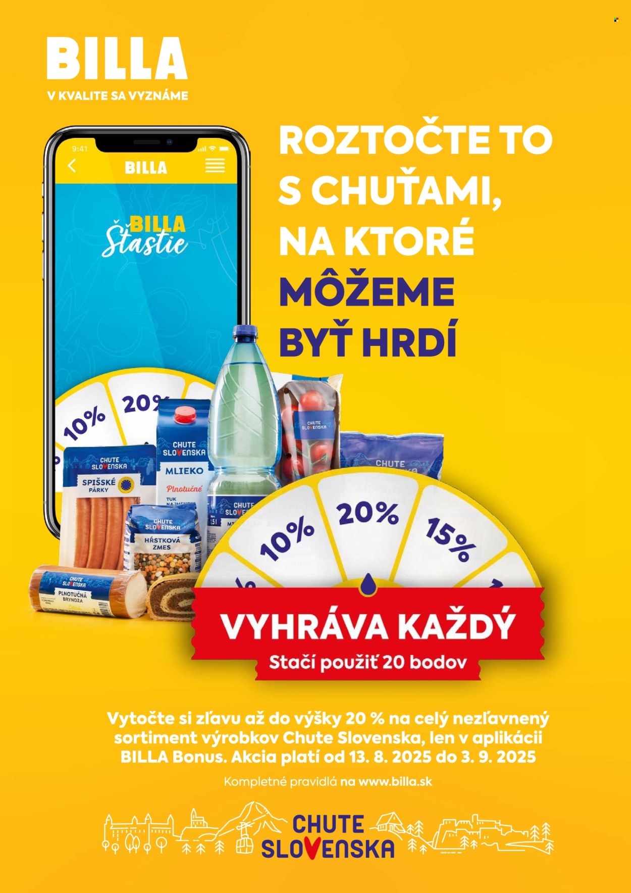 Leták Billa - 13.8.2025 - 9.9.2025. Strana 14