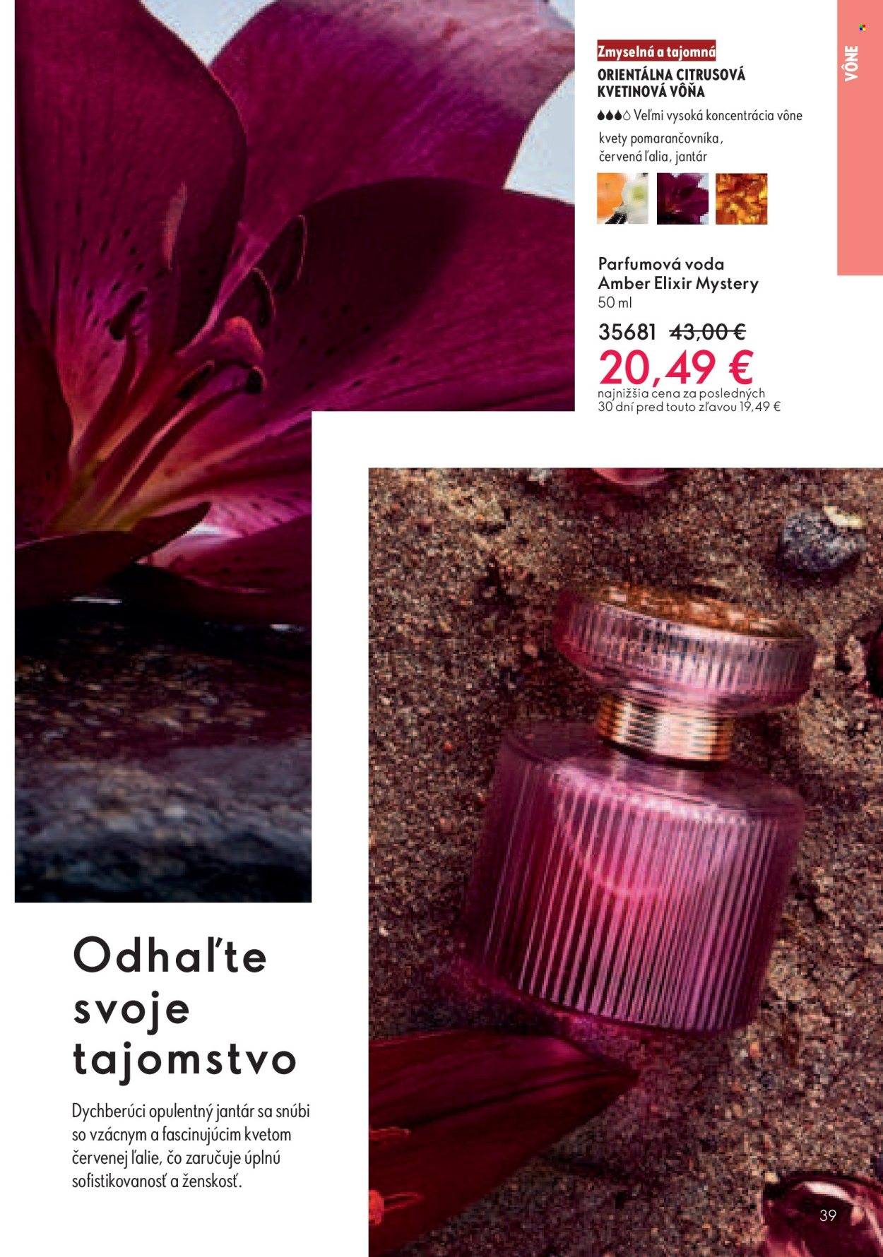 Leták Oriflame - 17.8.2025 - 6.9.2025. Strana 39