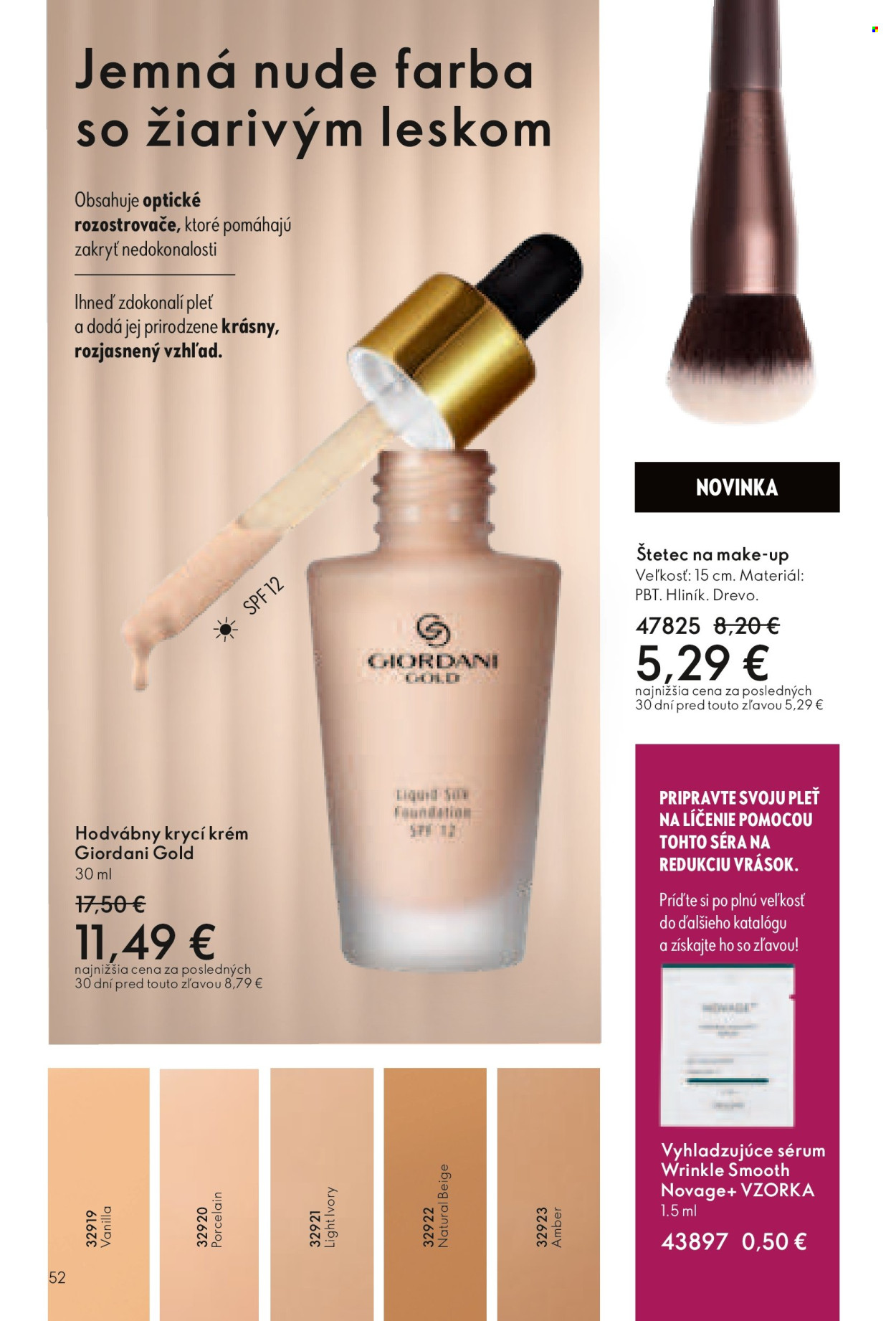 Leták Oriflame - 17.8.2025 - 6.9.2025. Strana 52