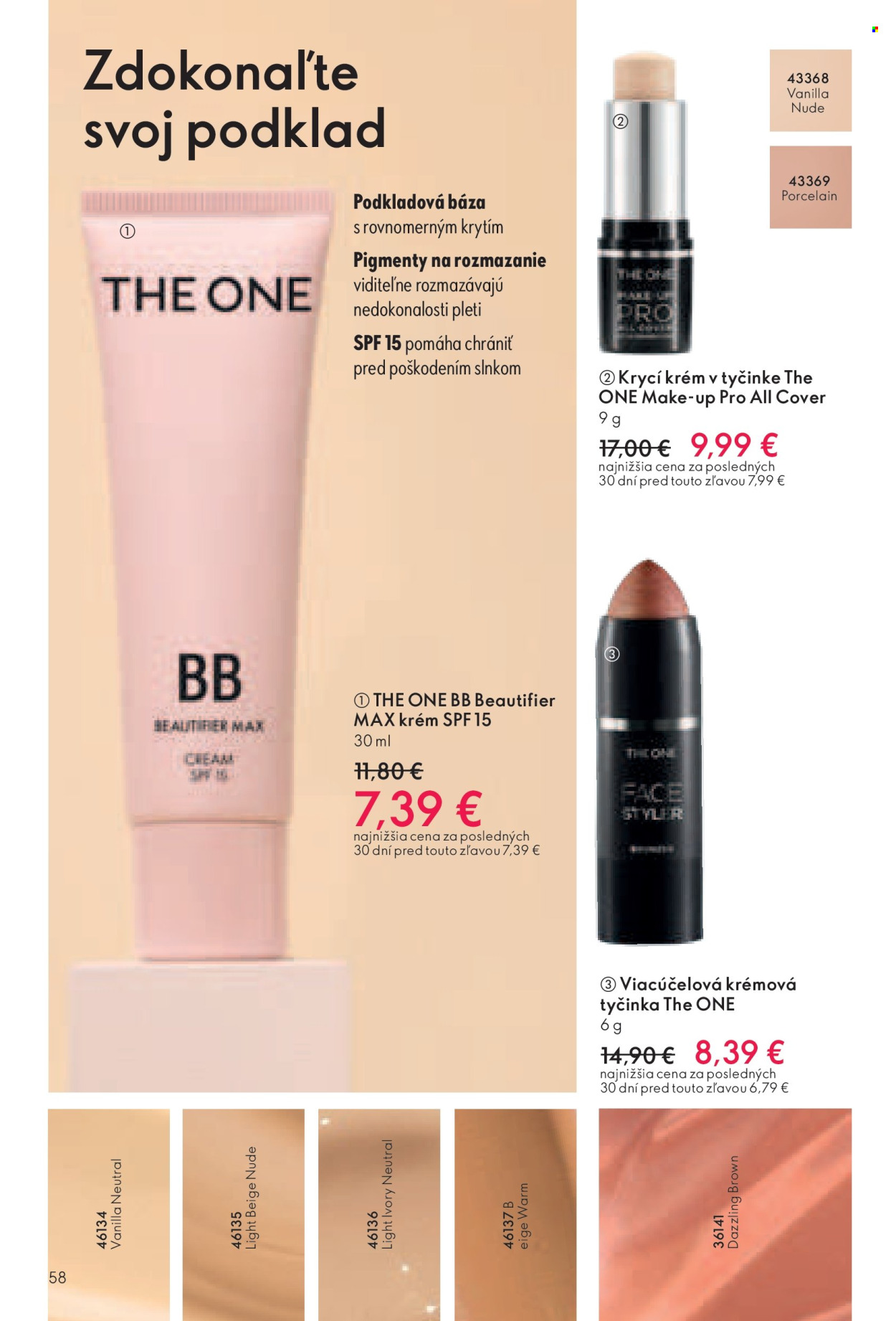 Leták Oriflame - 17.8.2025 - 6.9.2025. Strana 58