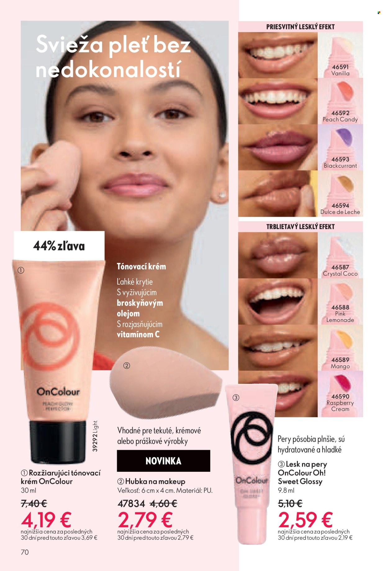 Leták Oriflame - 17.8.2025 - 6.9.2025. Strana 70