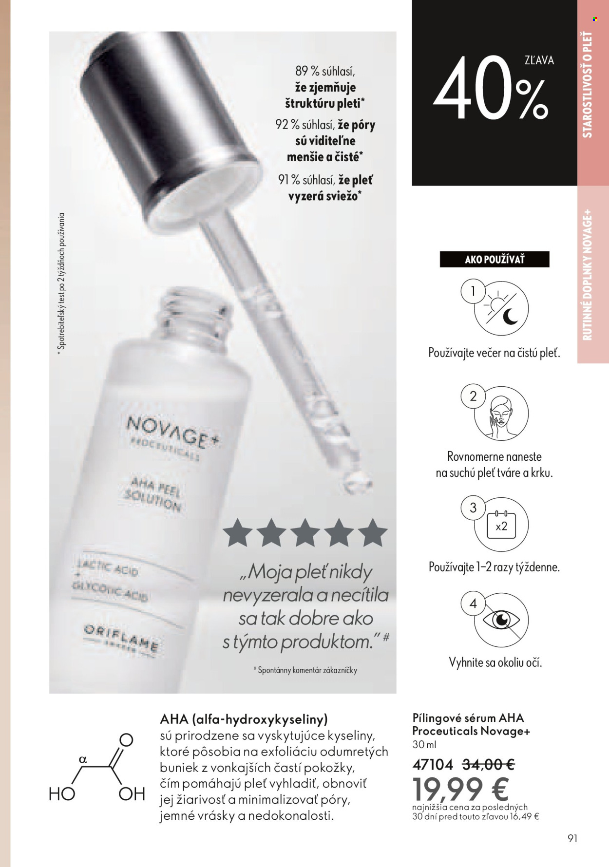 Leták Oriflame - 17.8.2025 - 6.9.2025. Strana 91