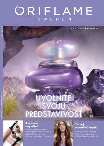 Leták Oriflame - 17.8.2025 - 6.9.2025.