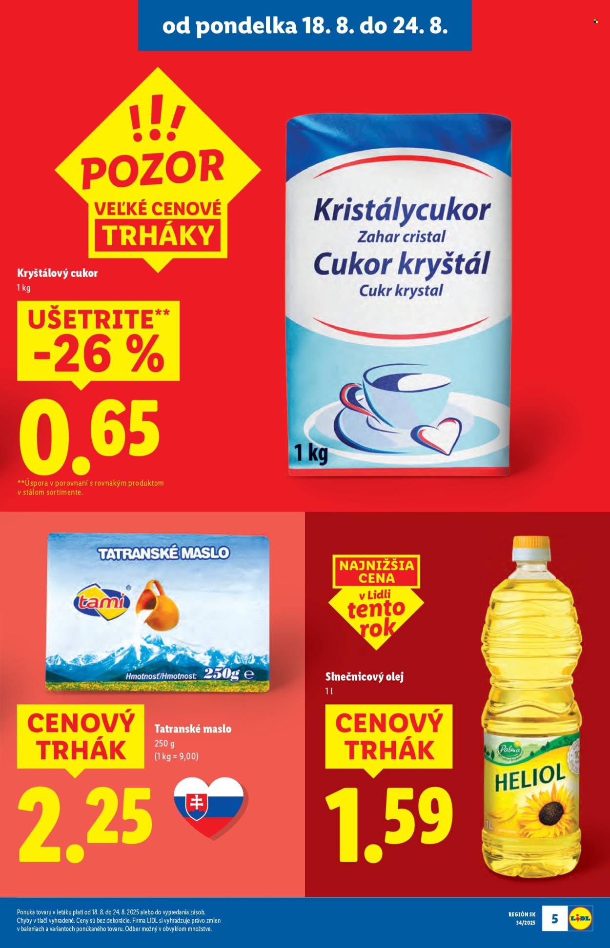 Leták Lidl - 18.8.2025 - 24.8.2025. Strana 5