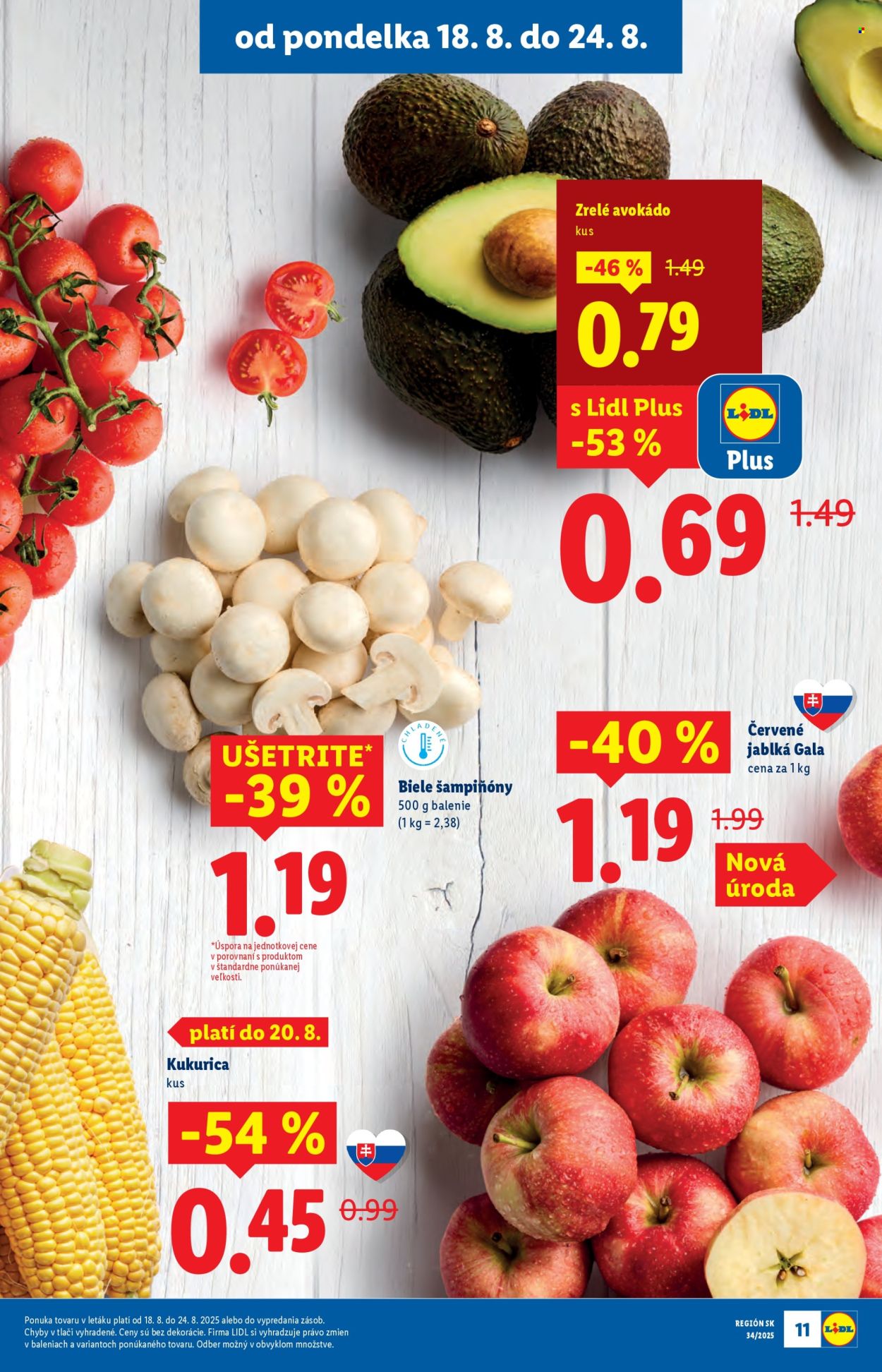 Leták Lidl - 18.8.2025 - 24.8.2025. Strana 11