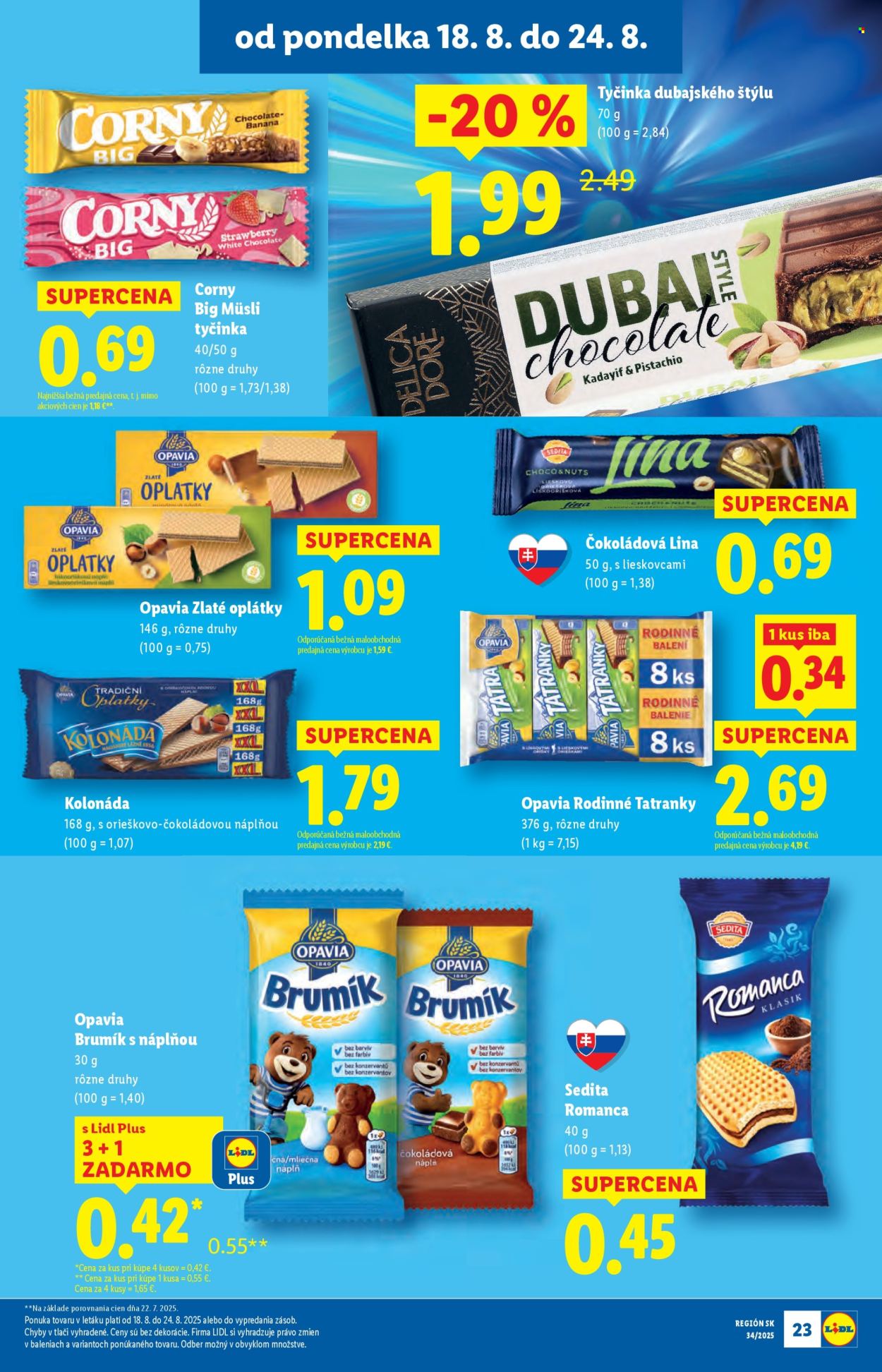 Leták Lidl - 18.8.2025 - 24.8.2025. Strana 23