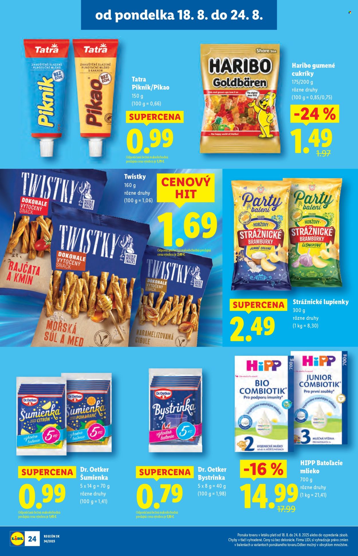 Leták Lidl - 18.8.2025 - 24.8.2025. Strana 24