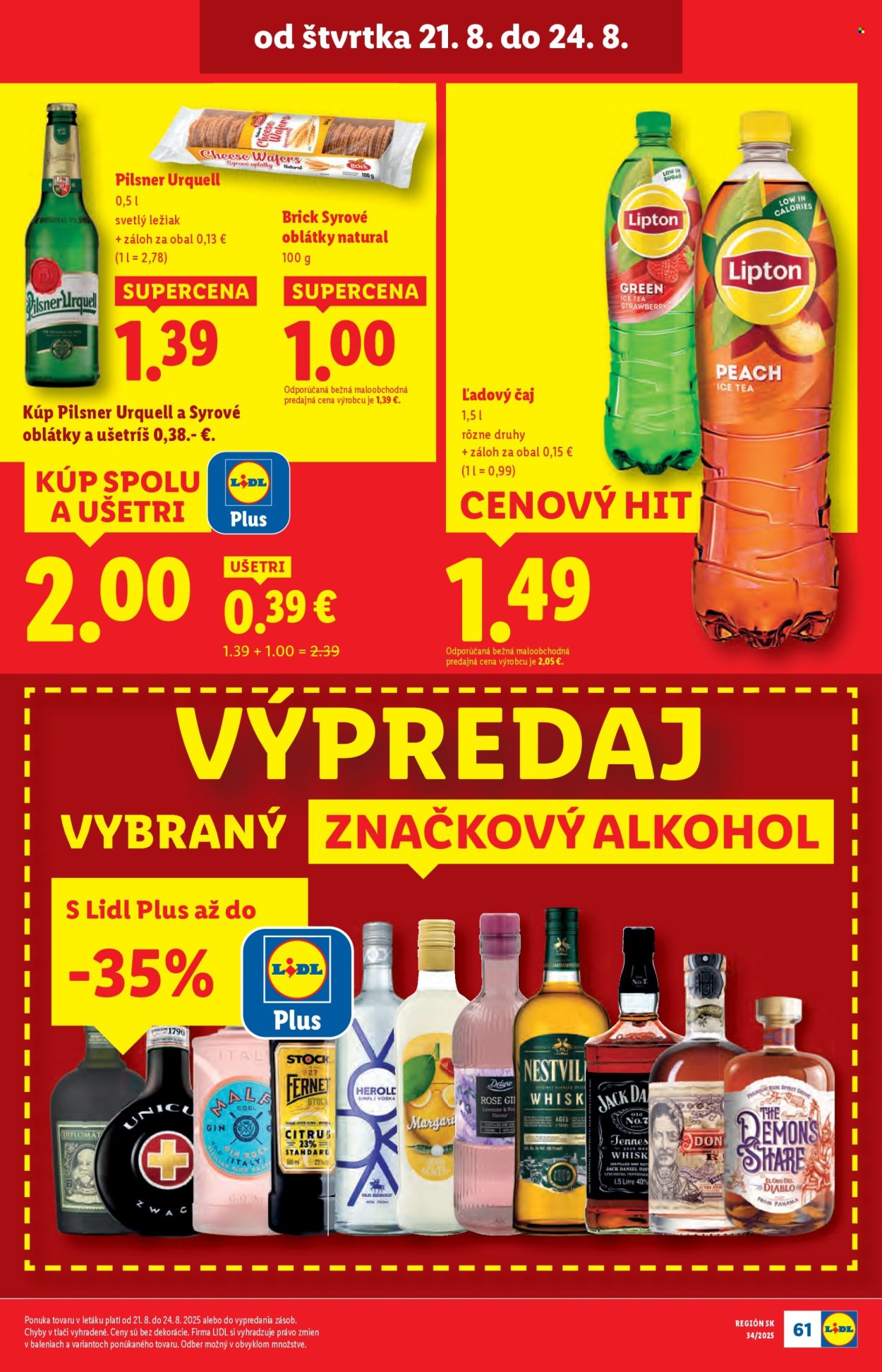 Leták Lidl - 18.8.2025 - 24.8.2025. Strana 65