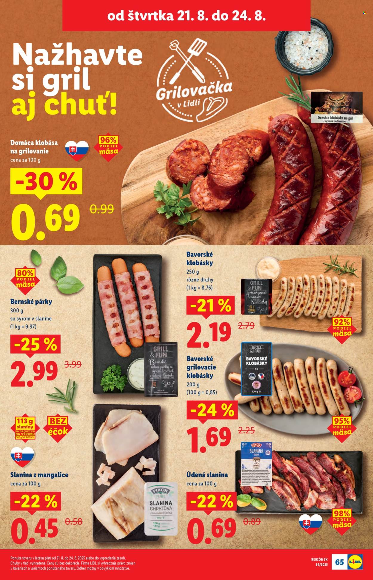 Leták Lidl - 18.8.2025 - 24.8.2025. Strana 71