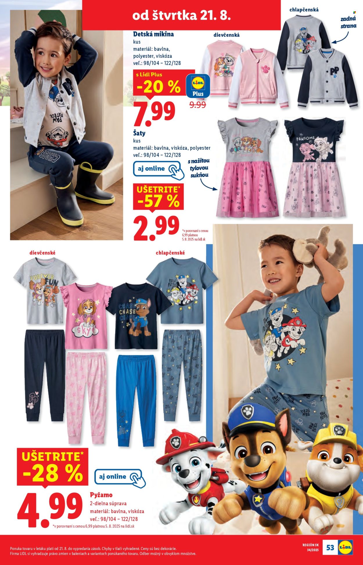 Leták Lidl - 18.8.2025 - 24.8.2025. Strana 85
