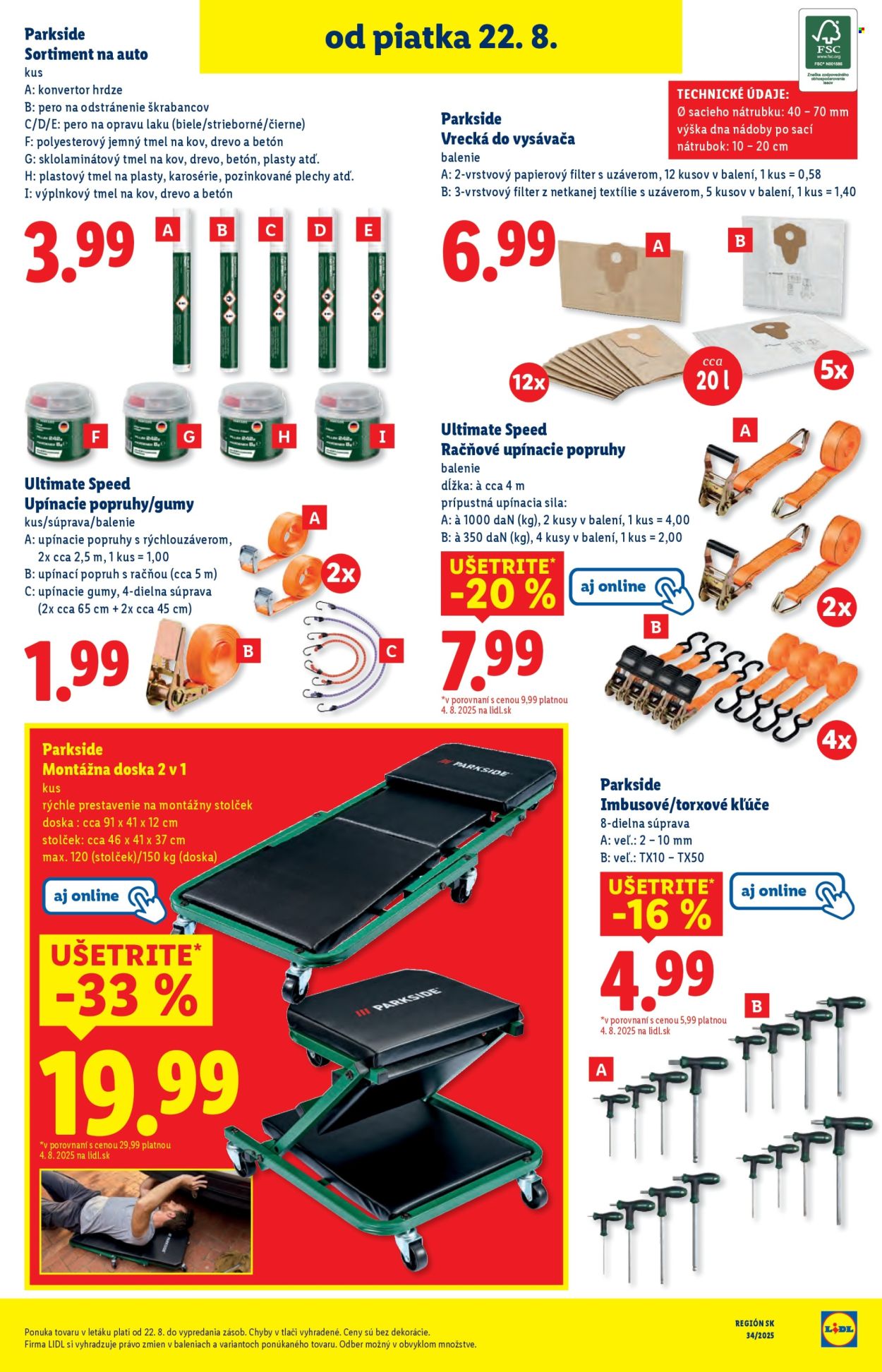 Leták Lidl - 18.8.2025 - 24.8.2025. Strana 91