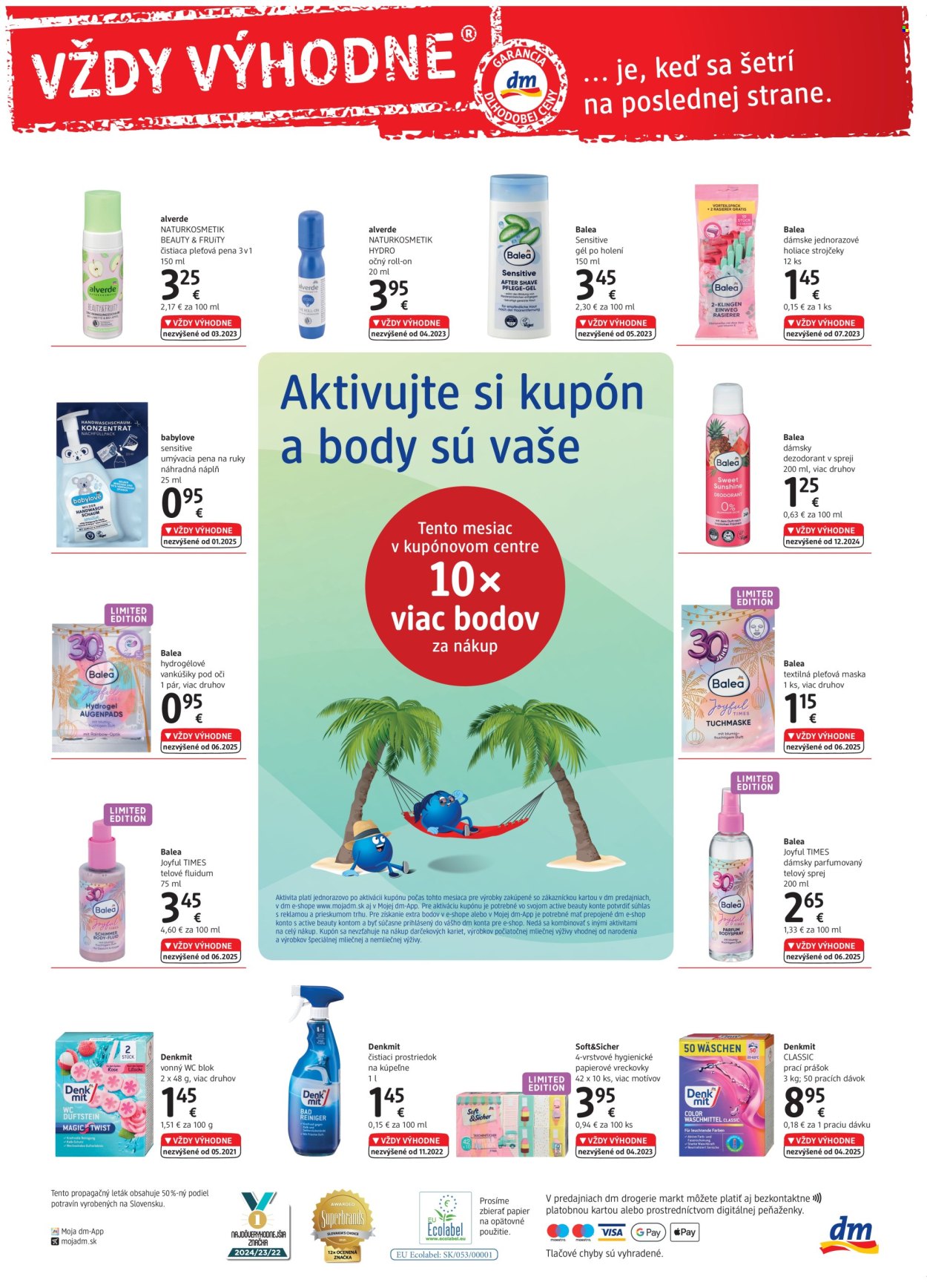 Leták dm drogerie - 1.8.2025 - 31.8.2025. Strana 4