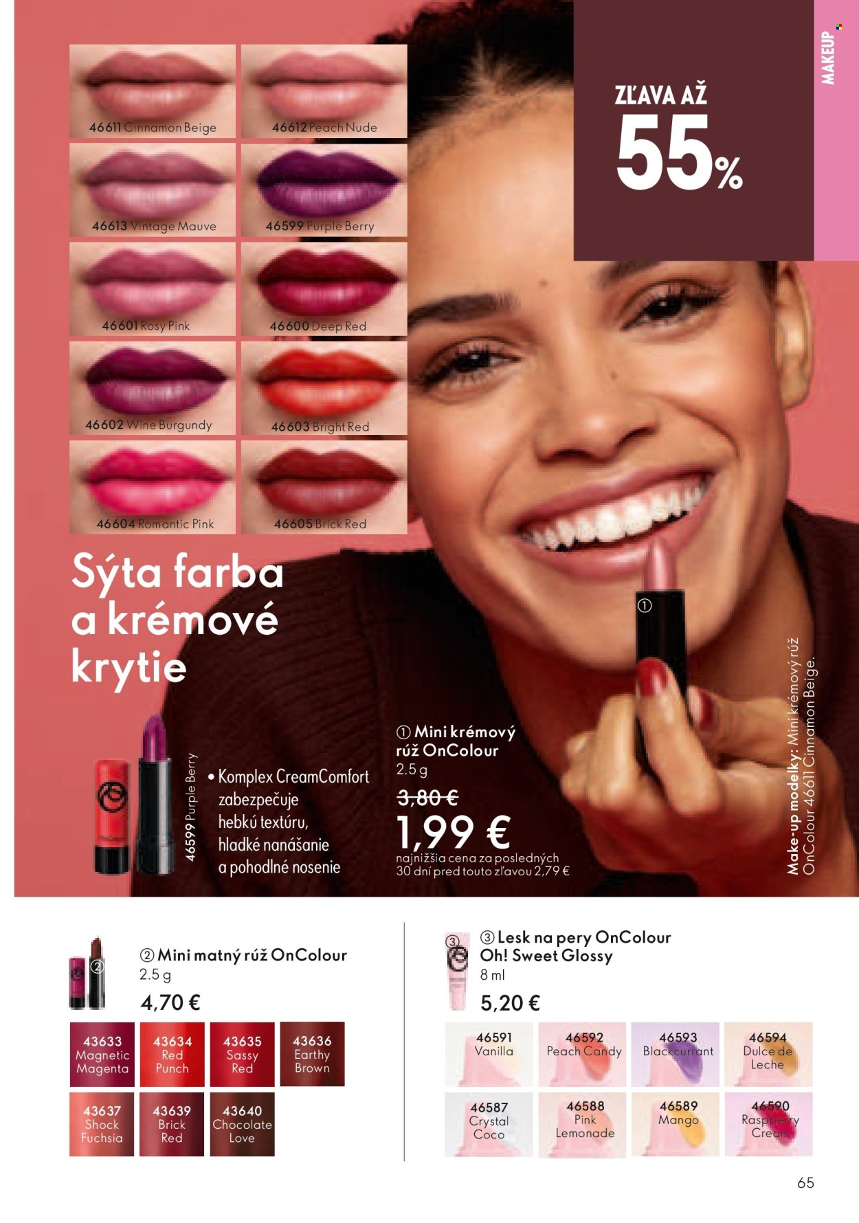 Leták Oriflame - 7.9.2025 - 30.9.2025. Strana 65