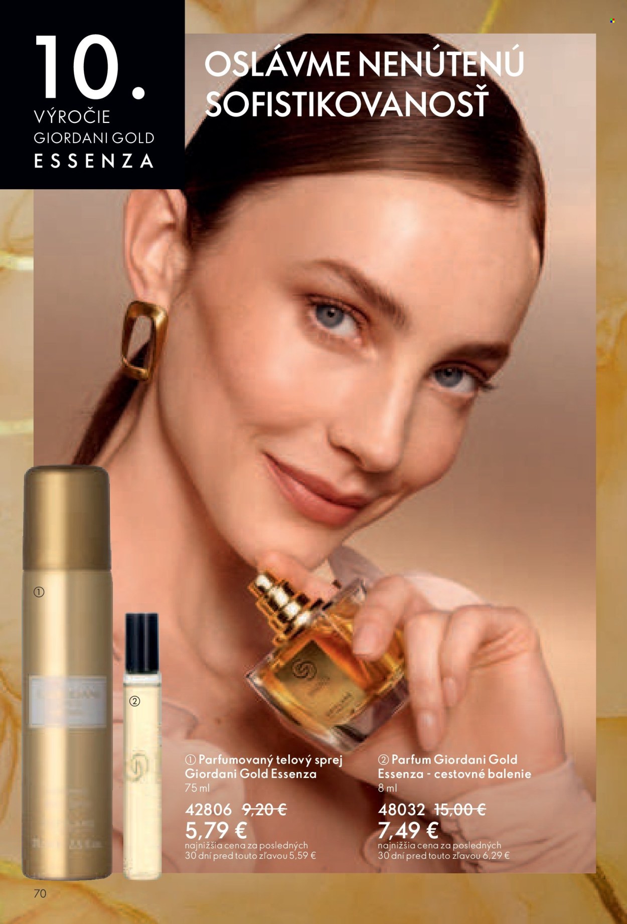 Leták Oriflame - 7.9.2025 - 30.9.2025. Strana 70