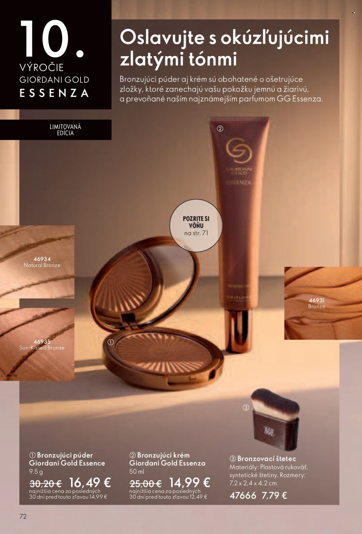 Leták Oriflame - 7.9.2025 - 30.9.2025. Strana 72