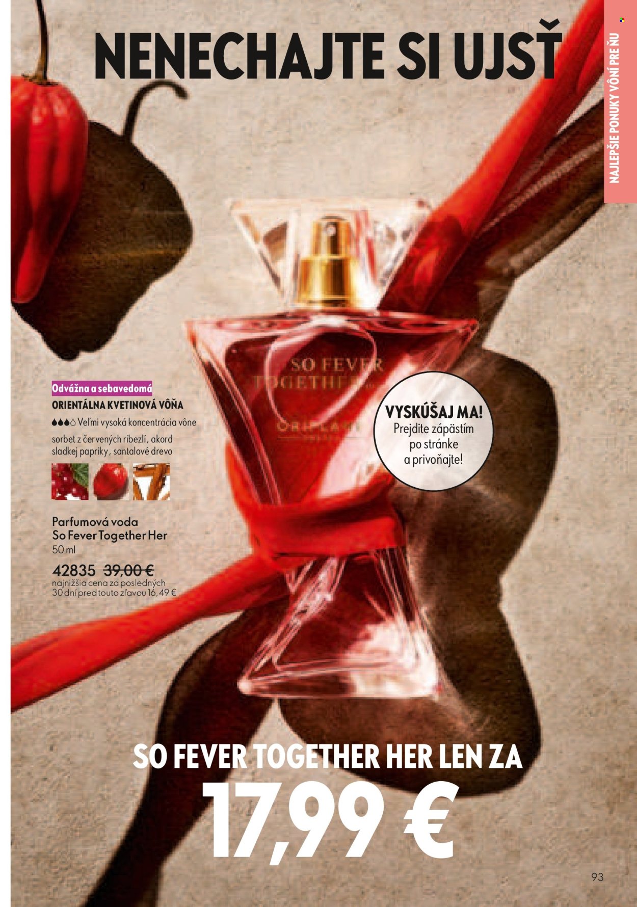Leták Oriflame - 7.9.2025 - 30.9.2025. Strana 93
