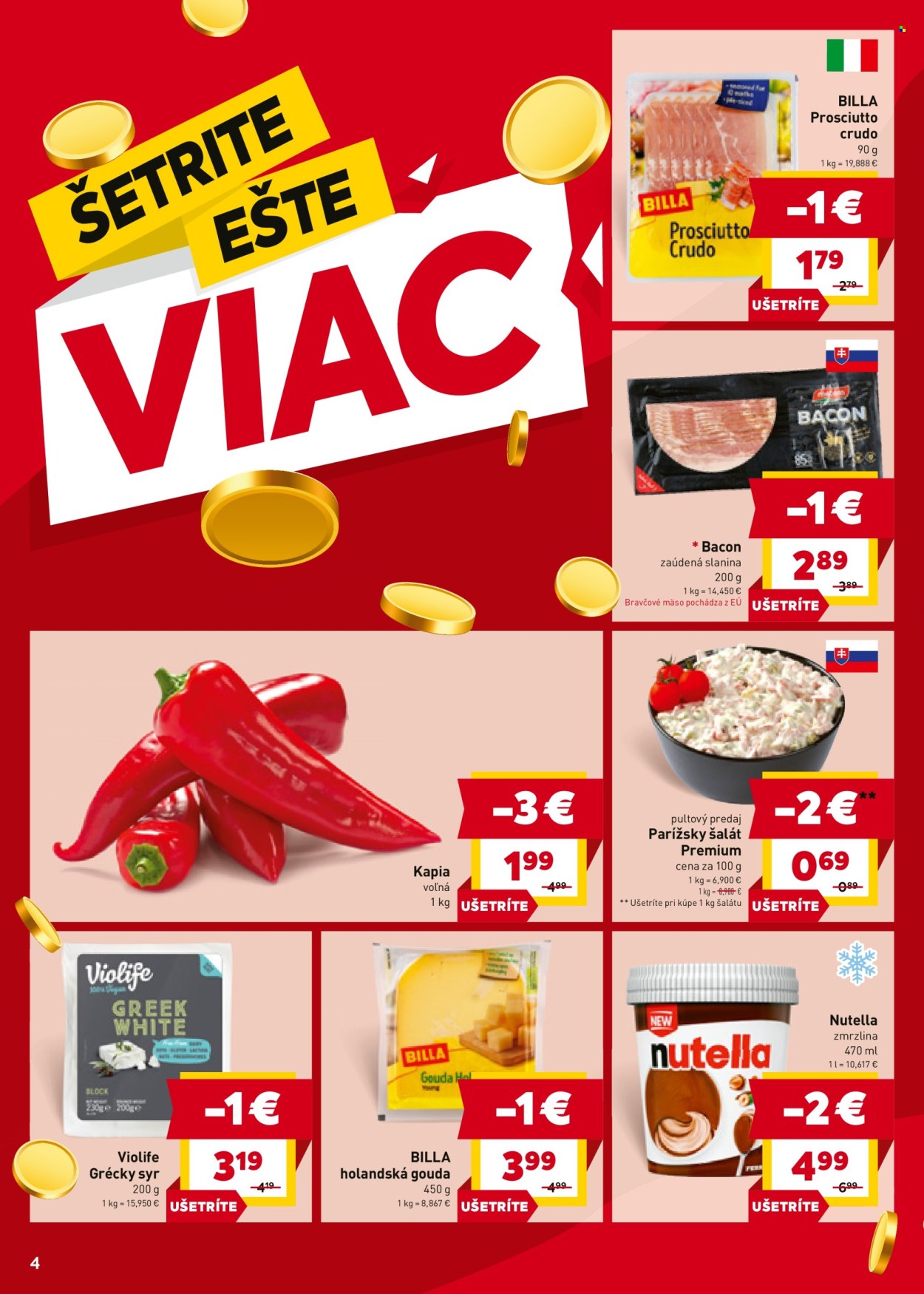 Leták Billa - 20.8.2025 - 26.8.2025. Strana 4