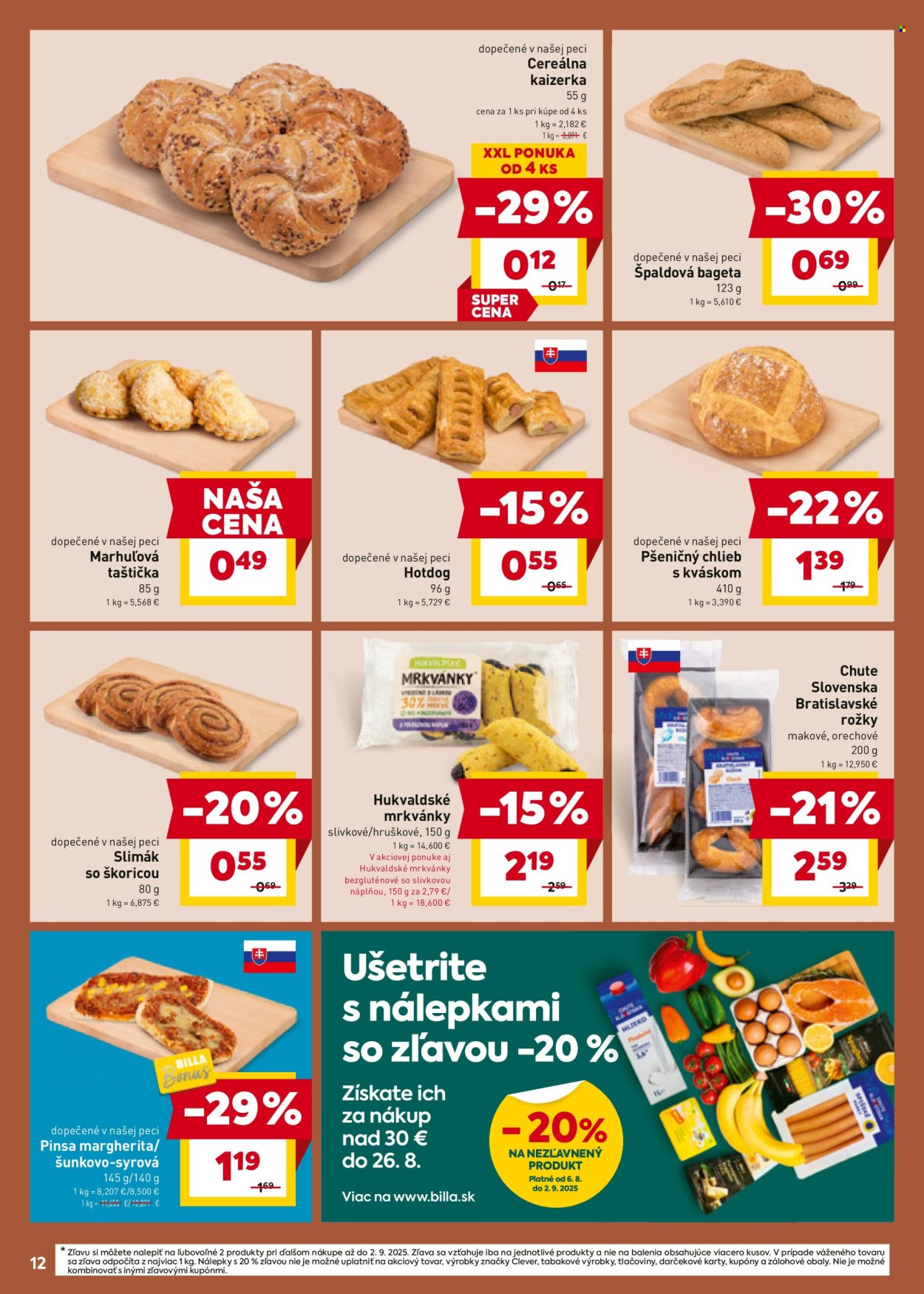 Leták Billa - 20.8.2025 - 26.8.2025. Strana 12