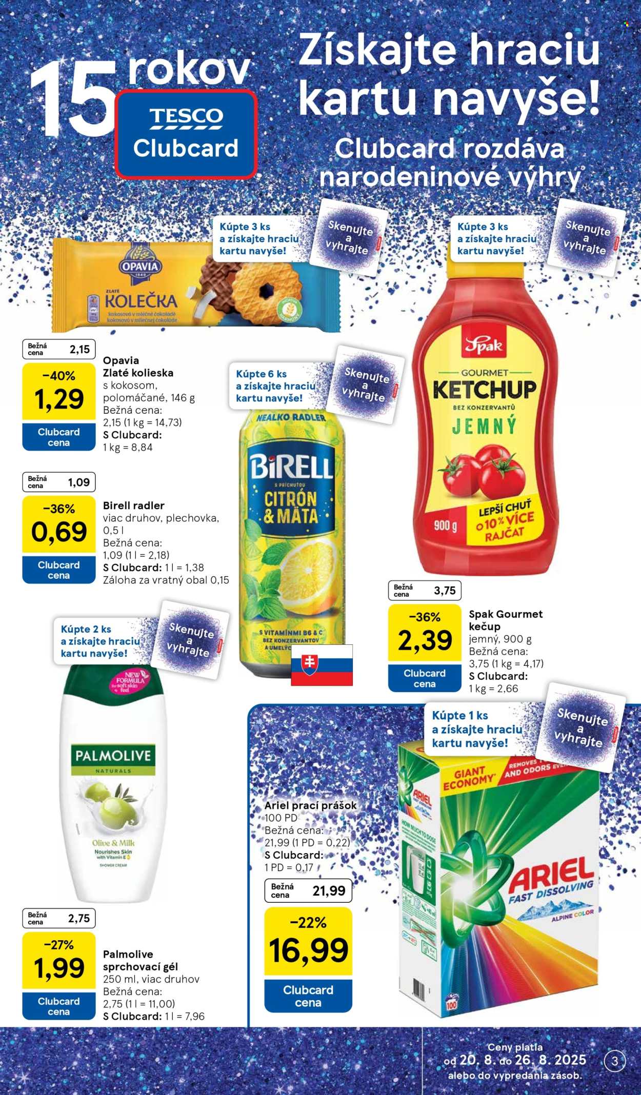 Leták TESCO - 20.8.2025 - 26.8.2025. Strana 3