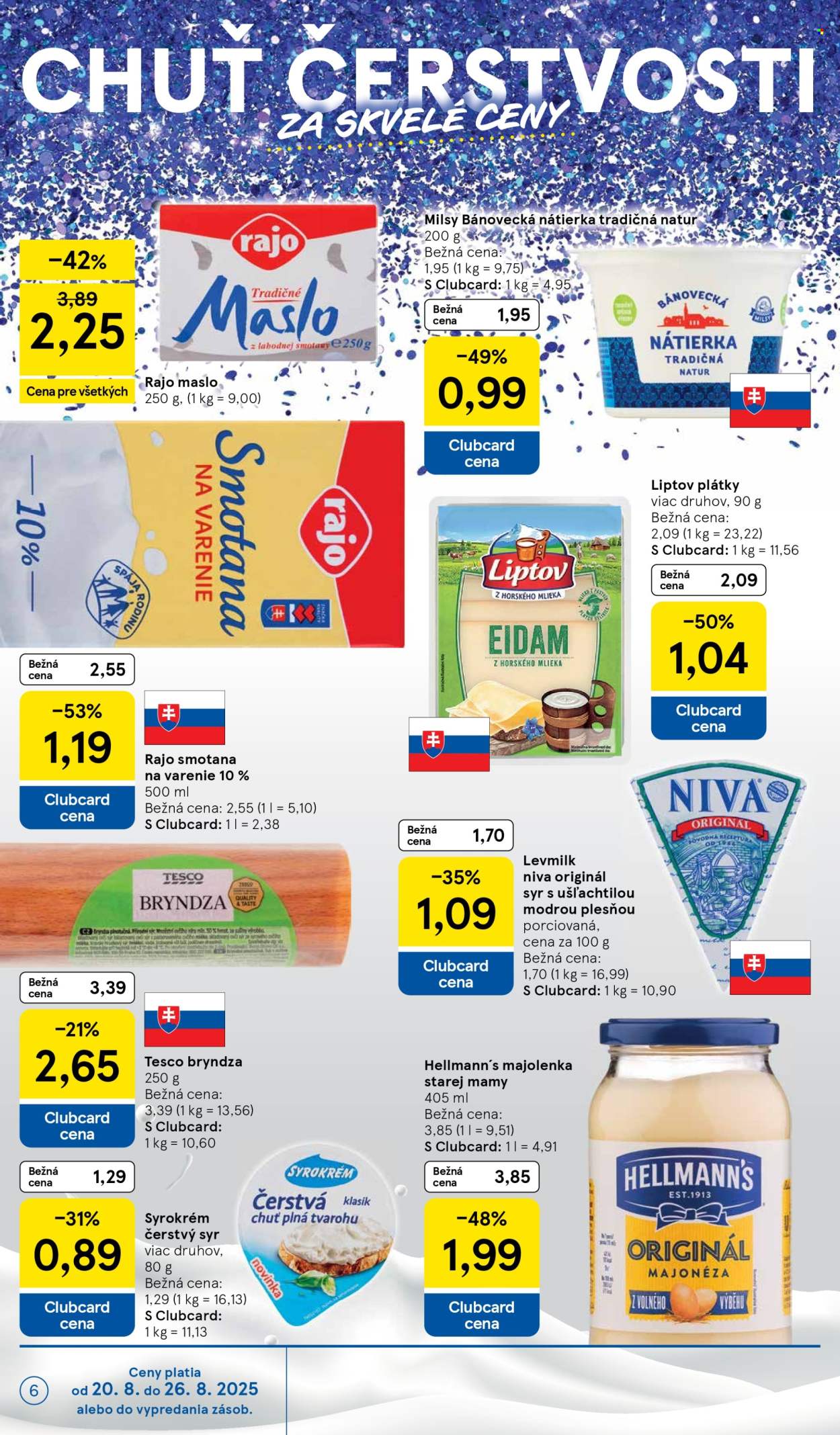 Leták TESCO - 20.8.2025 - 26.8.2025. Strana 6